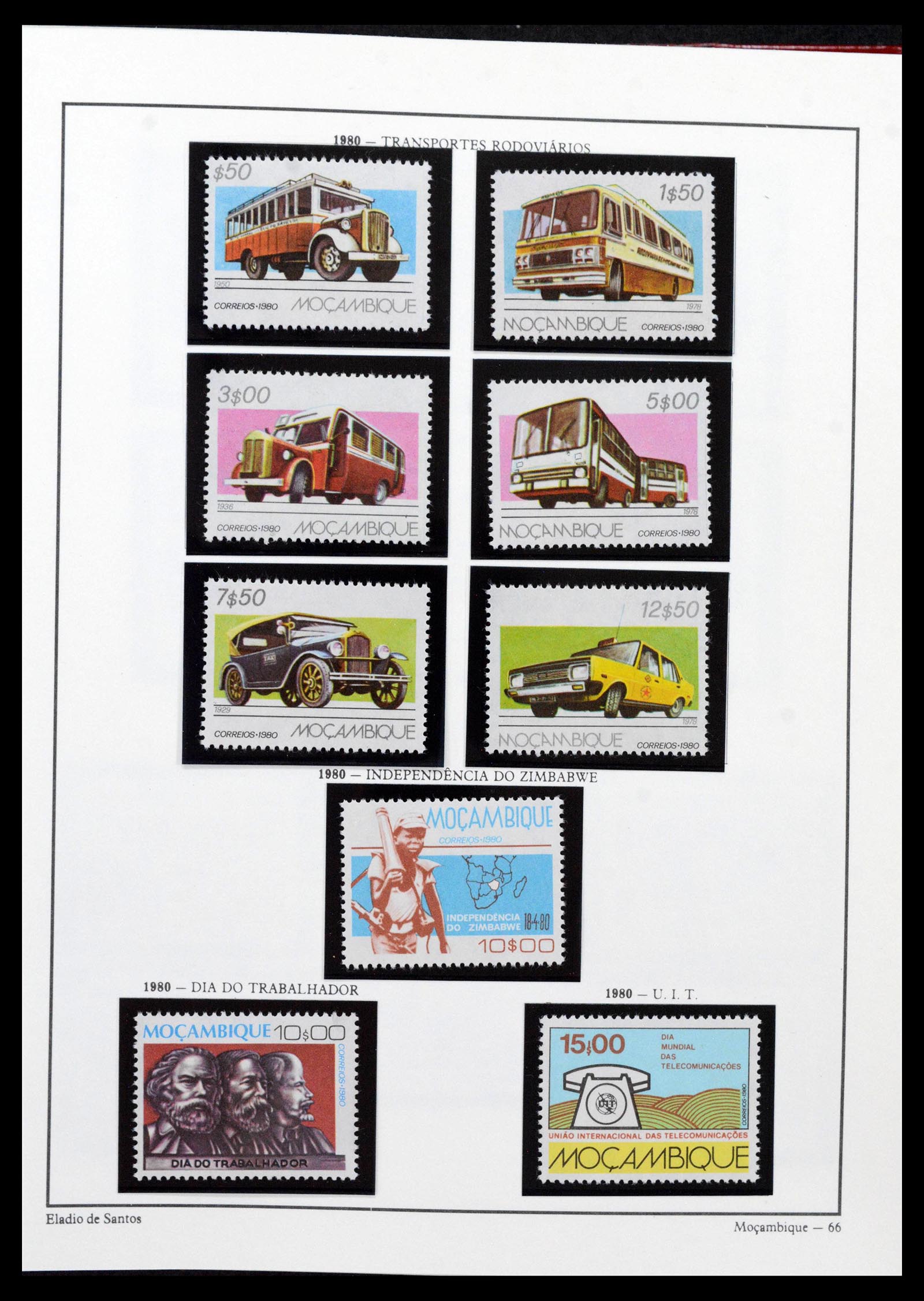 38756 0040 - Postzegelverzameling 38756 Mozambique 1975-2010.