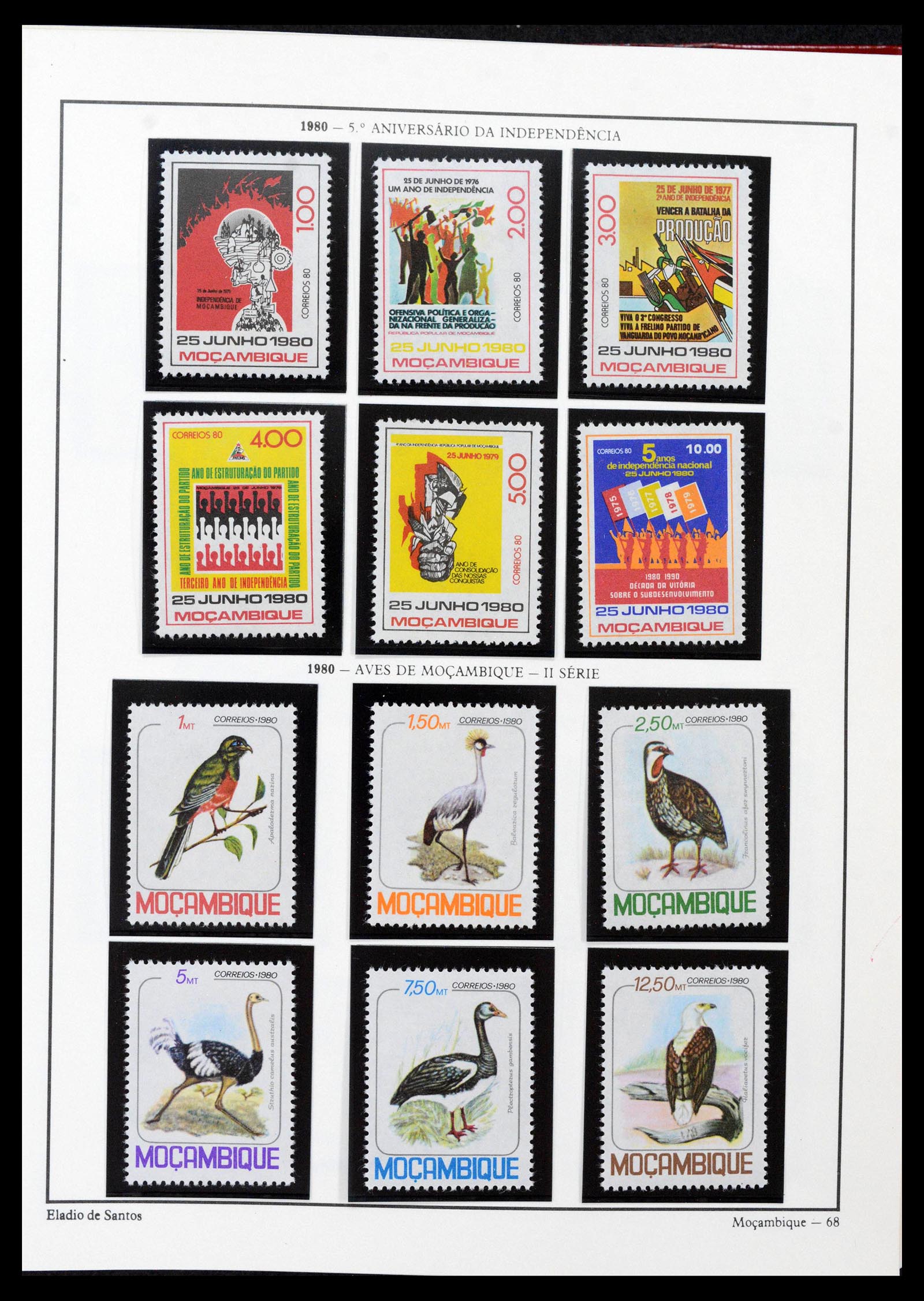 38756 0042 - Postzegelverzameling 38756 Mozambique 1975-2010.