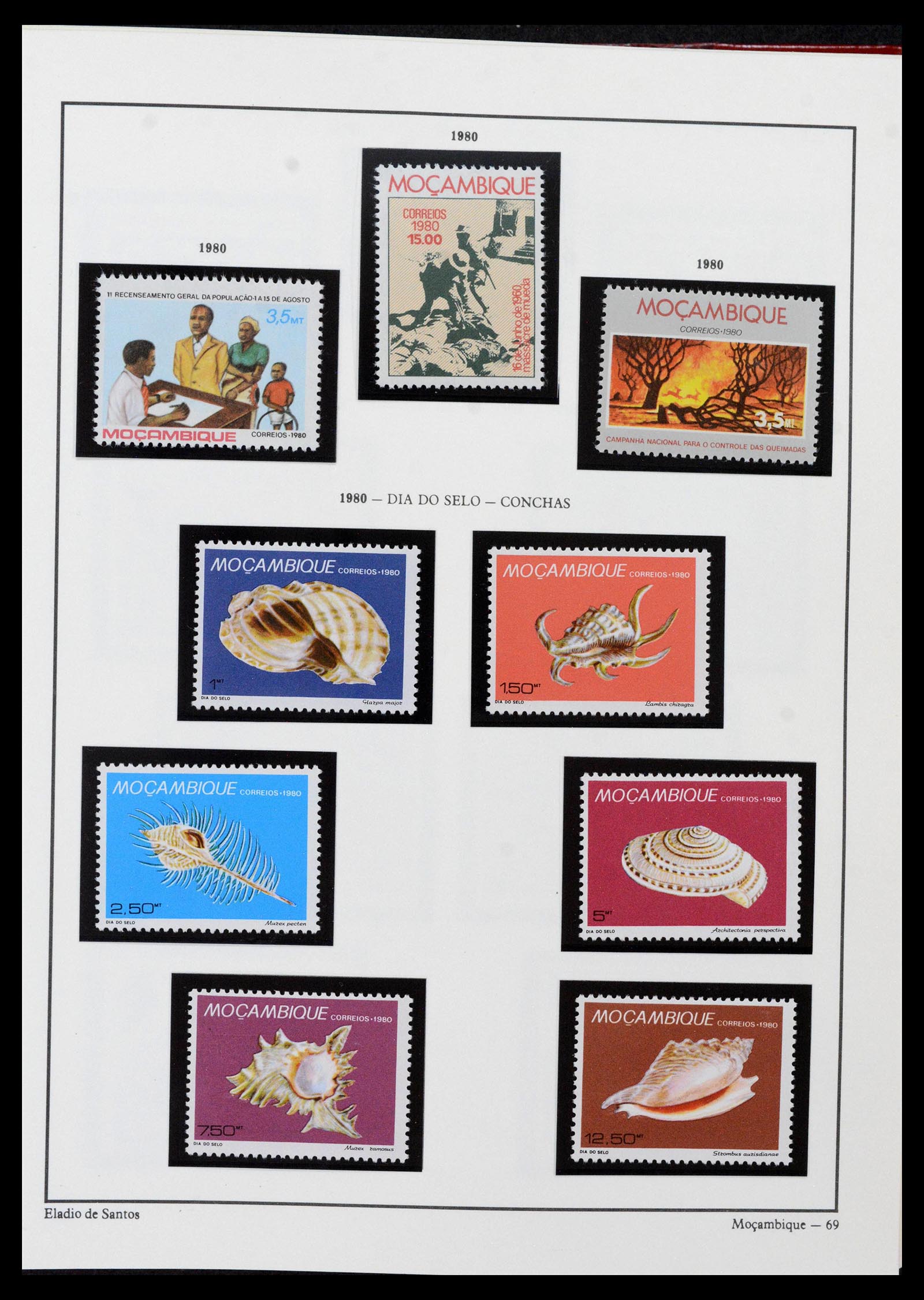 38756 0043 - Postzegelverzameling 38756 Mozambique 1975-2010.