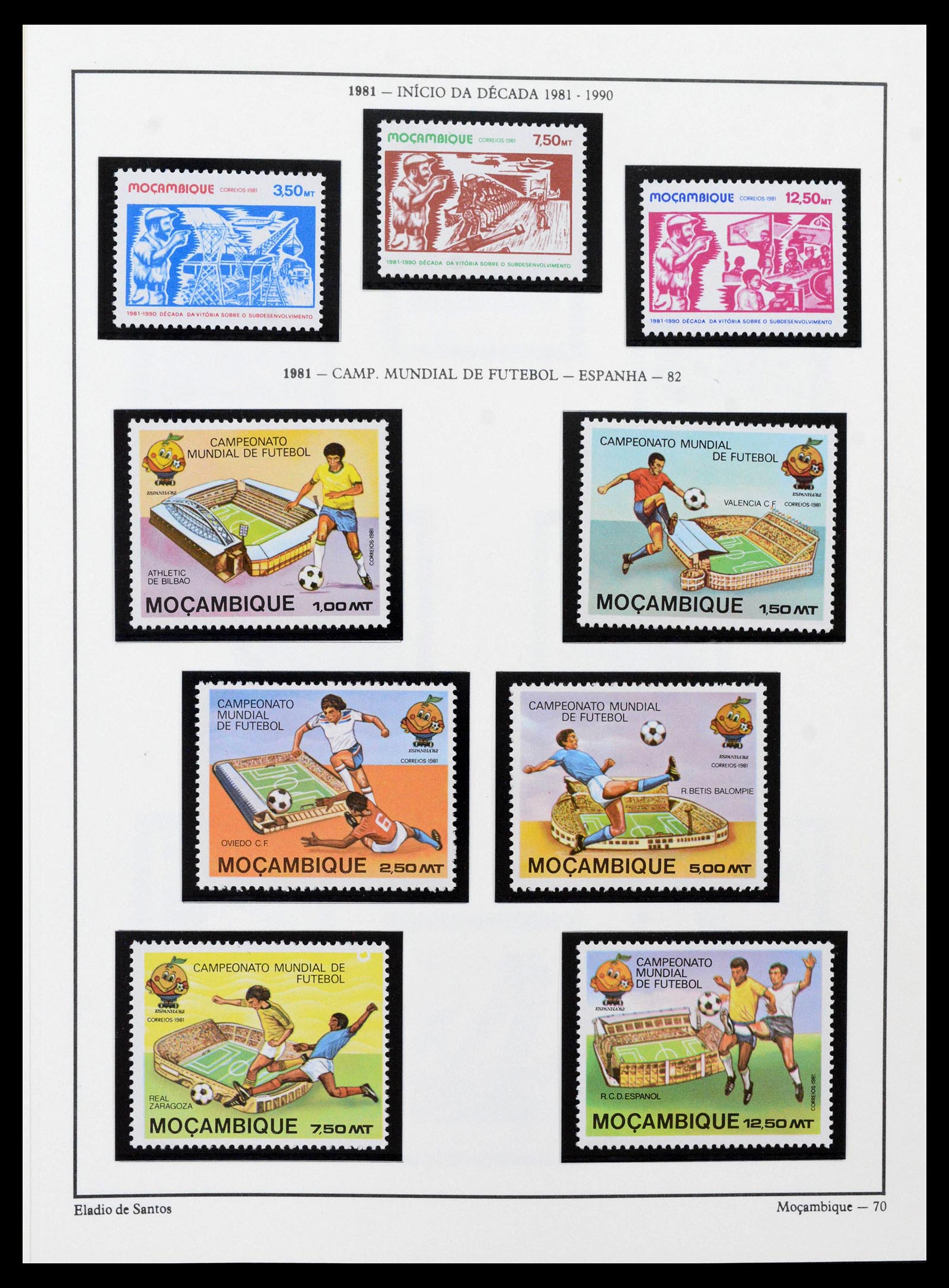 38756 0044 - Postzegelverzameling 38756 Mozambique 1975-2010.