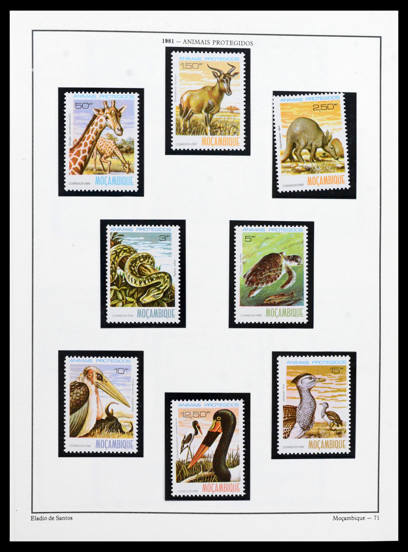 38756 0045 - Postzegelverzameling 38756 Mozambique 1975-2010.