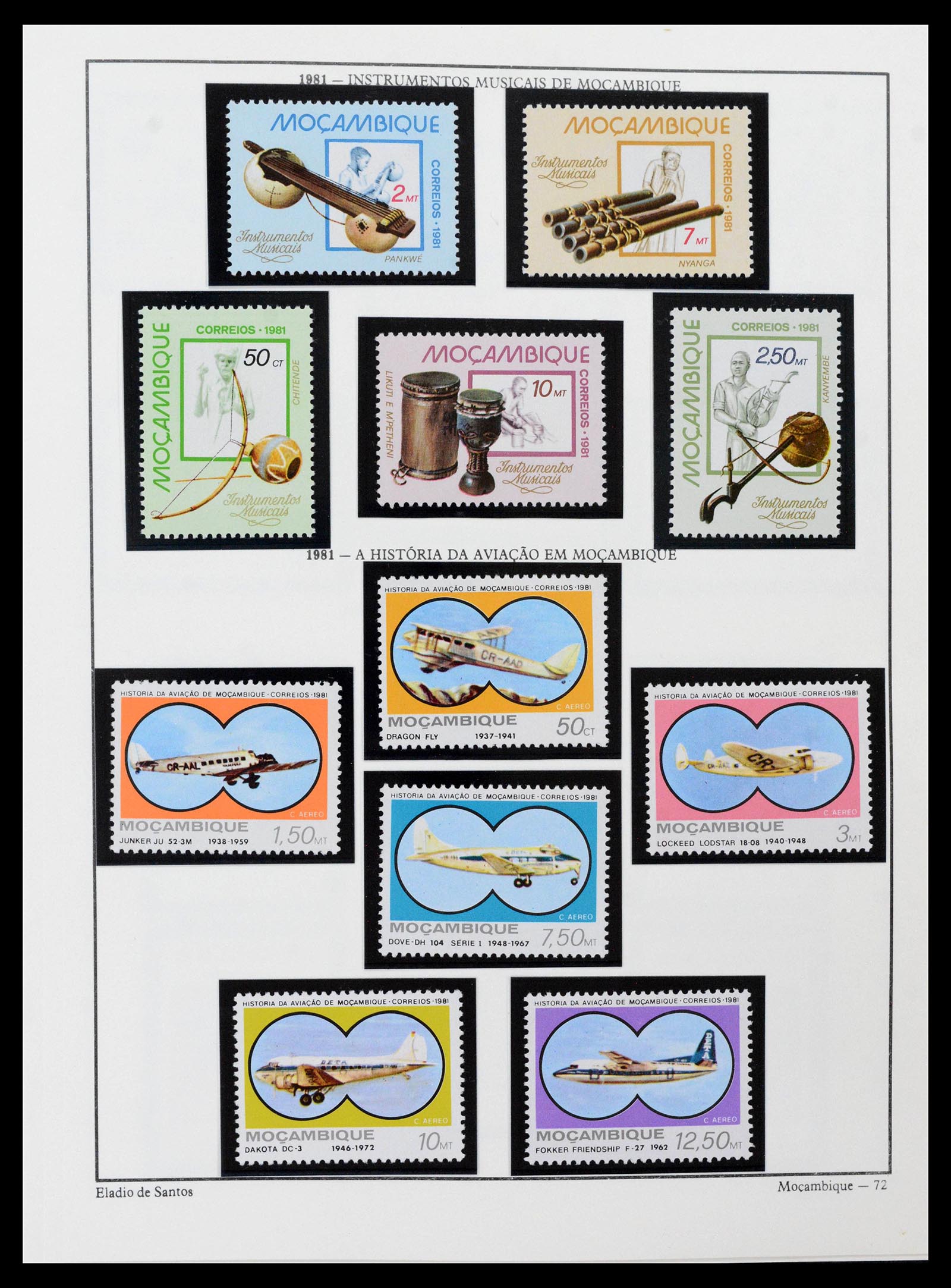 38756 0046 - Postzegelverzameling 38756 Mozambique 1975-2010.