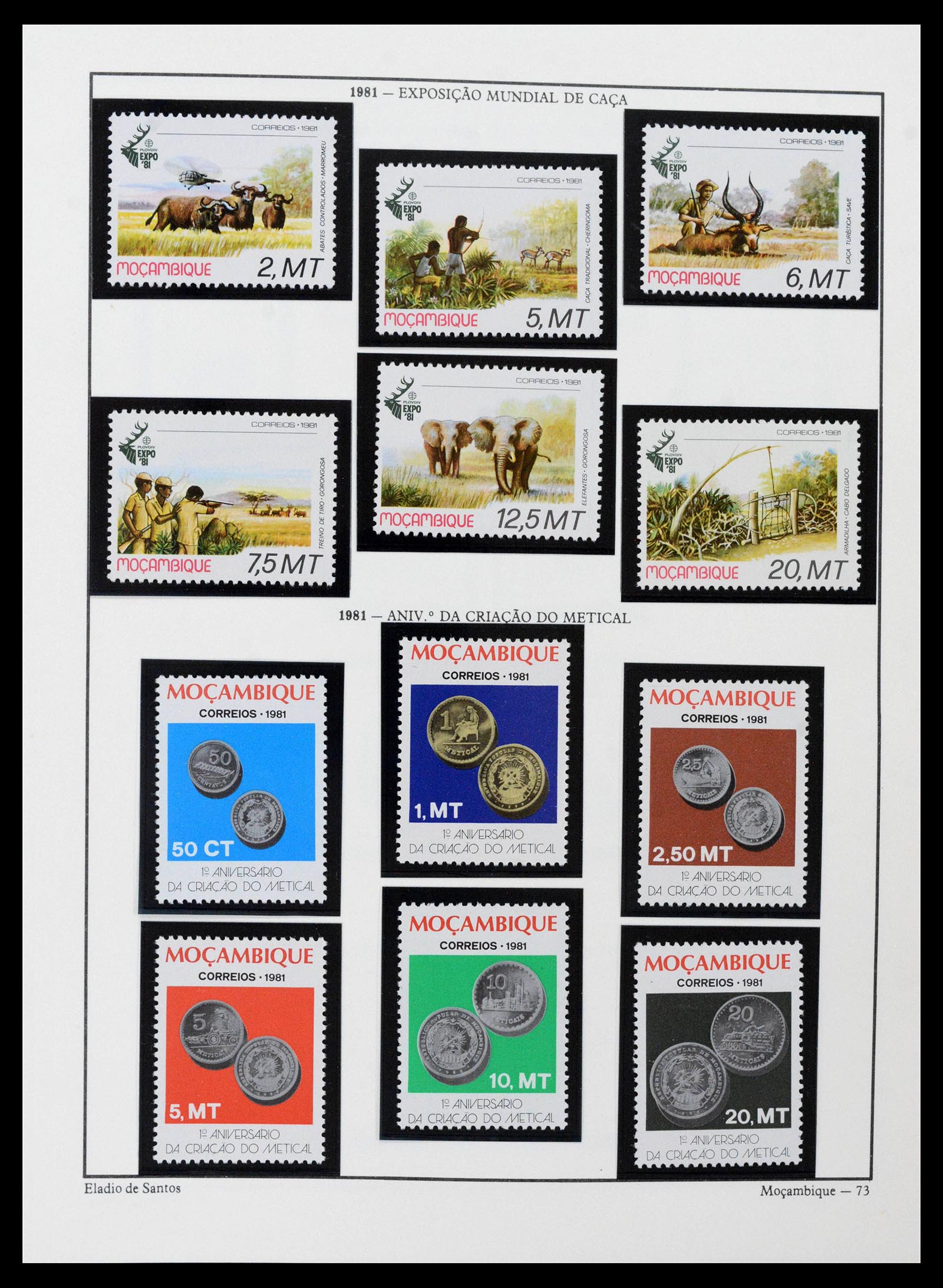 38756 0047 - Postzegelverzameling 38756 Mozambique 1975-2010.