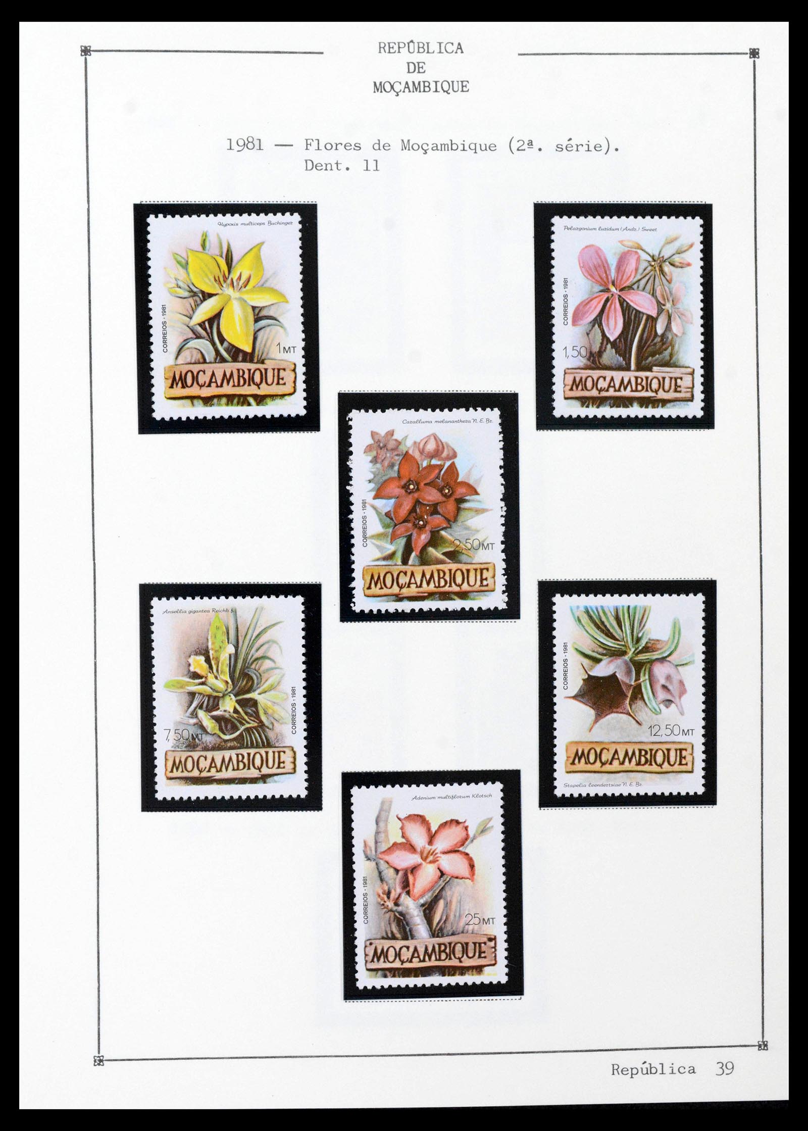 38756 0053 - Postzegelverzameling 38756 Mozambique 1975-2010.