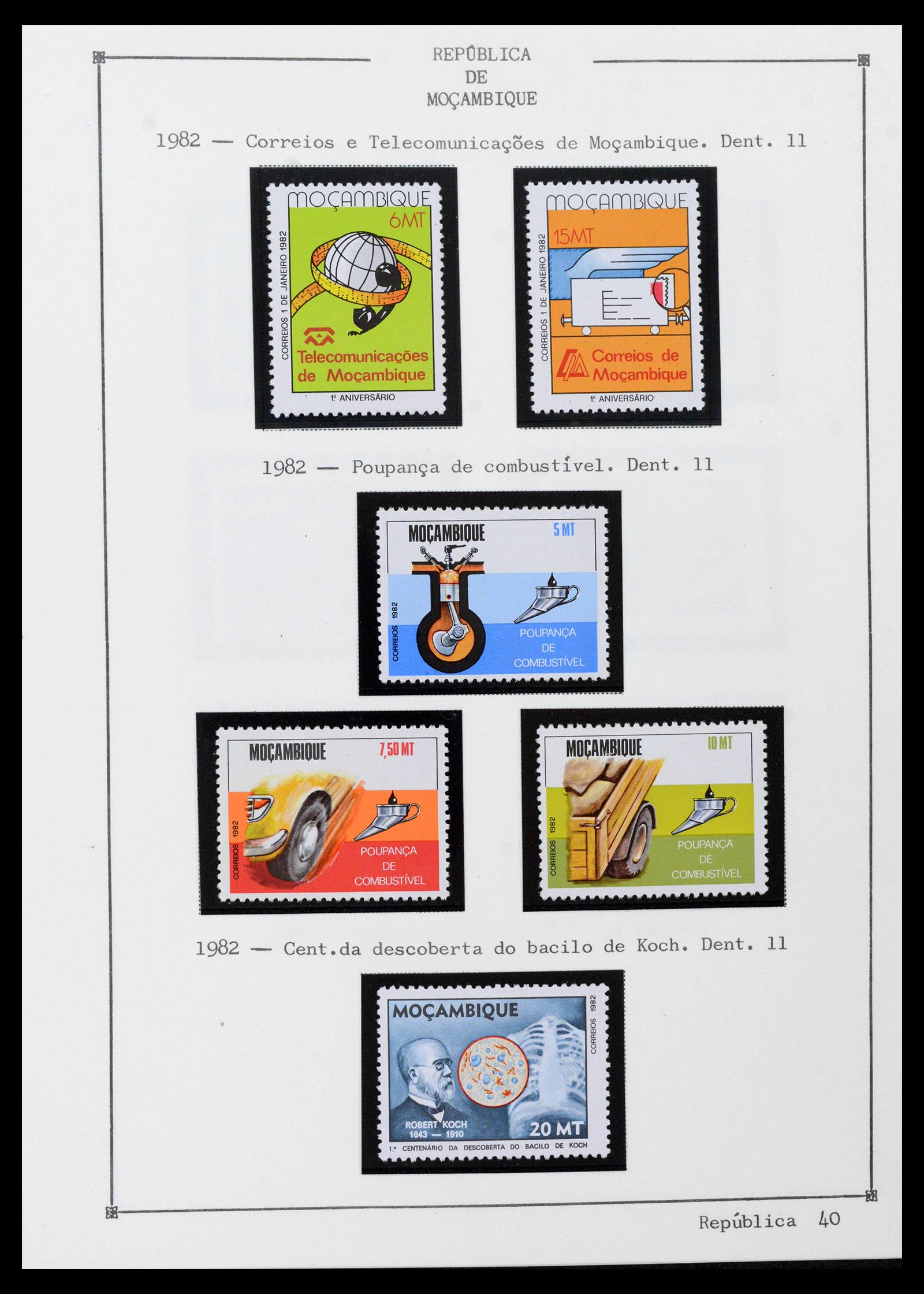 38756 0054 - Postzegelverzameling 38756 Mozambique 1975-2010.