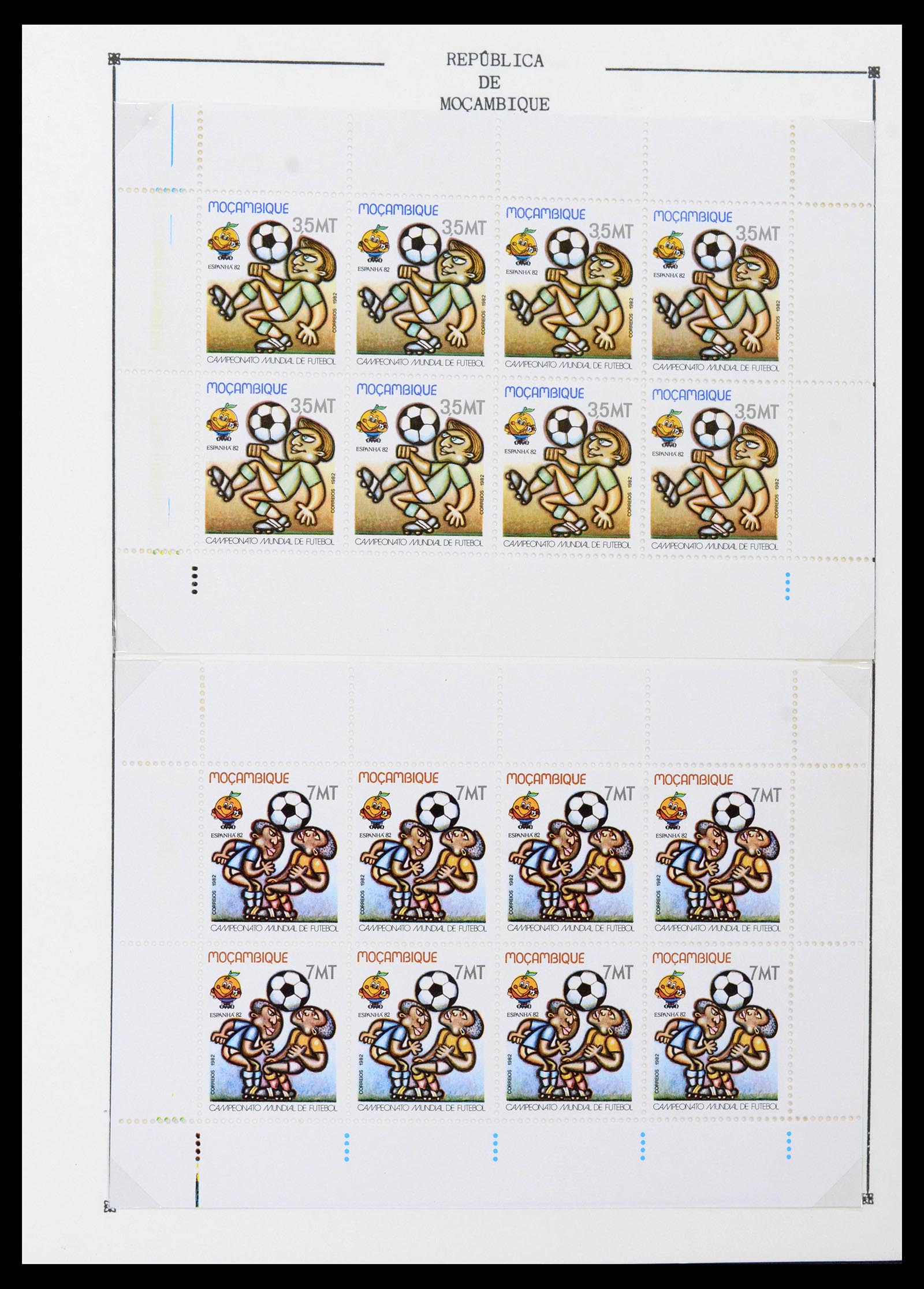 38756 0058 - Postzegelverzameling 38756 Mozambique 1975-2010.