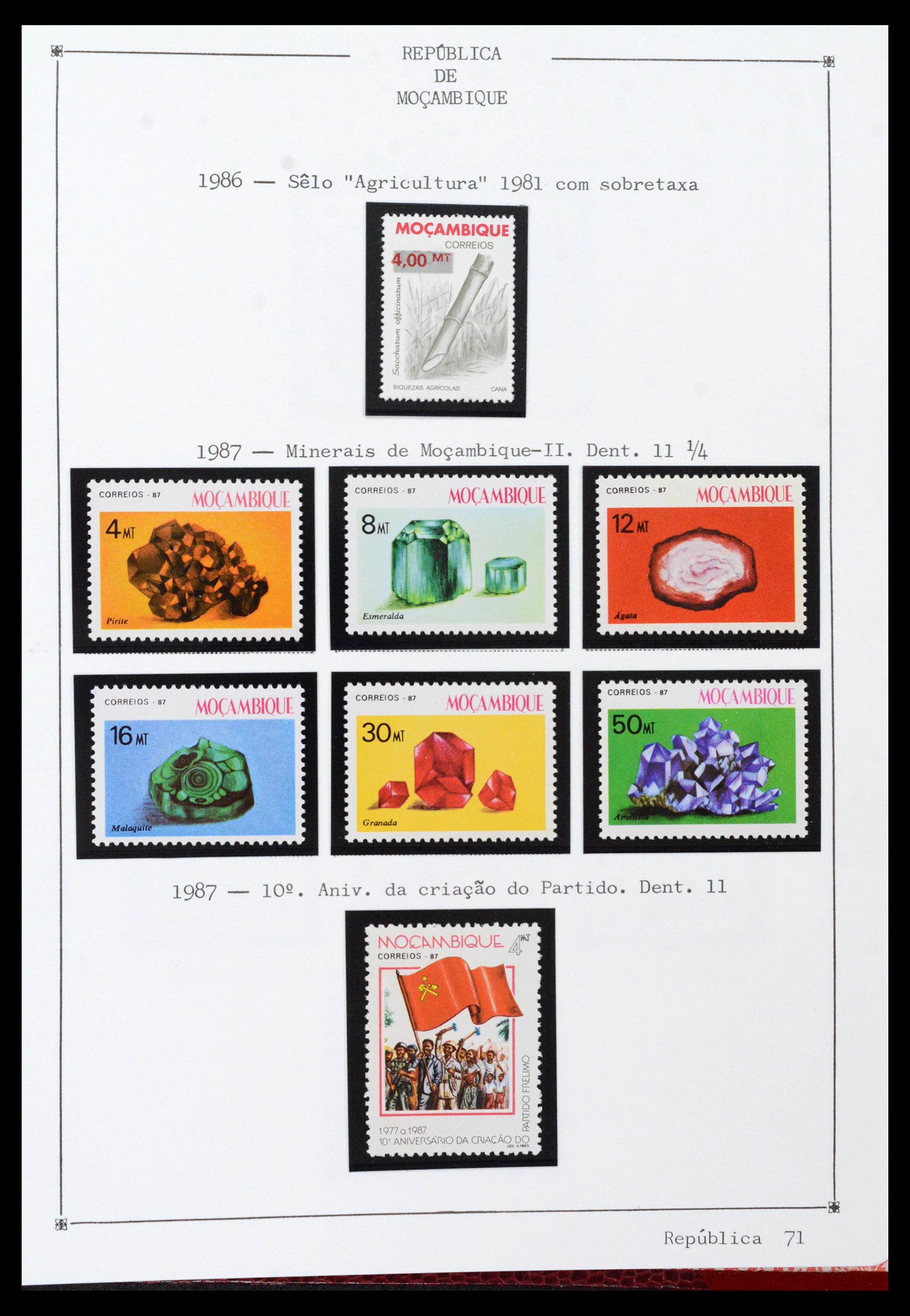 38756 0092 - Stamp collection 38756 Mocambique 1975-2010.