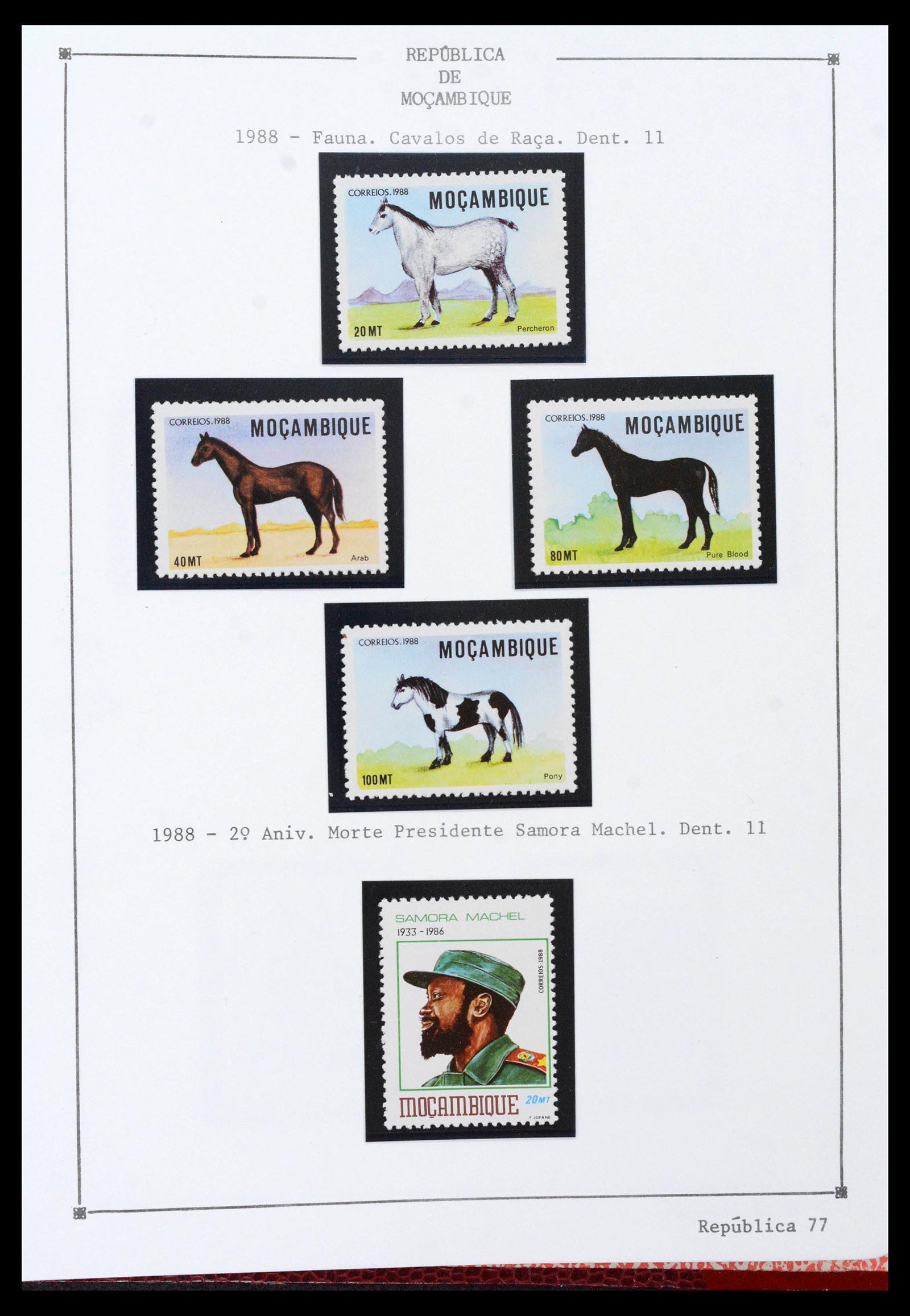 38756 0099 - Stamp collection 38756 Mocambique 1975-2010.