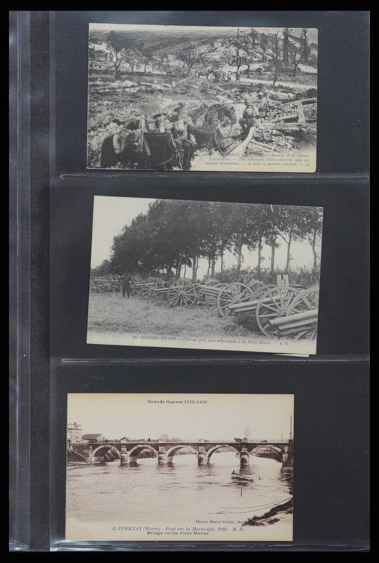 38760 0003 - Postzegelverzameling 38760 Brieven 1e wereldoorlog 1914-1918.