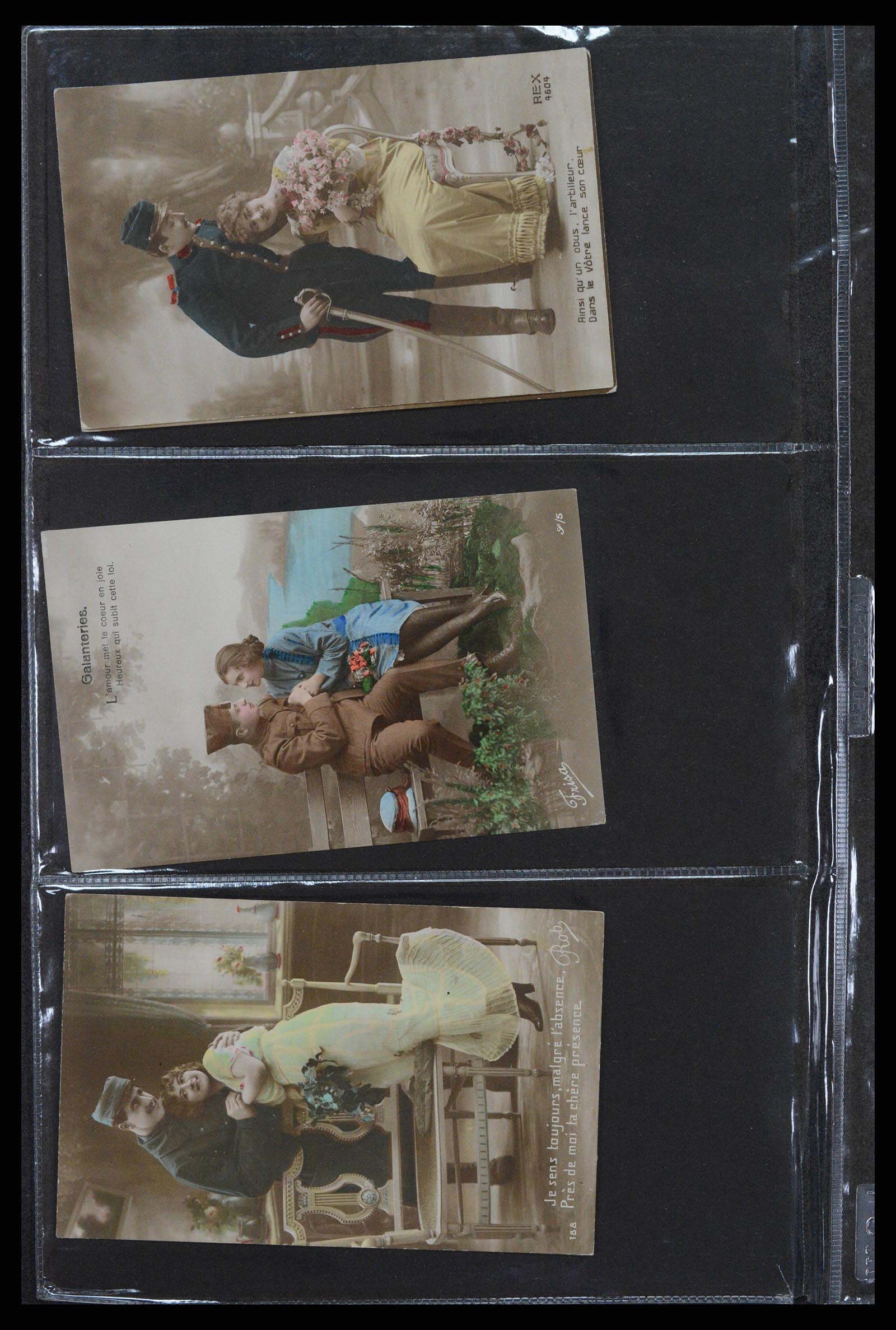 38760 0012 - Postzegelverzameling 38760 Brieven 1e wereldoorlog 1914-1918.