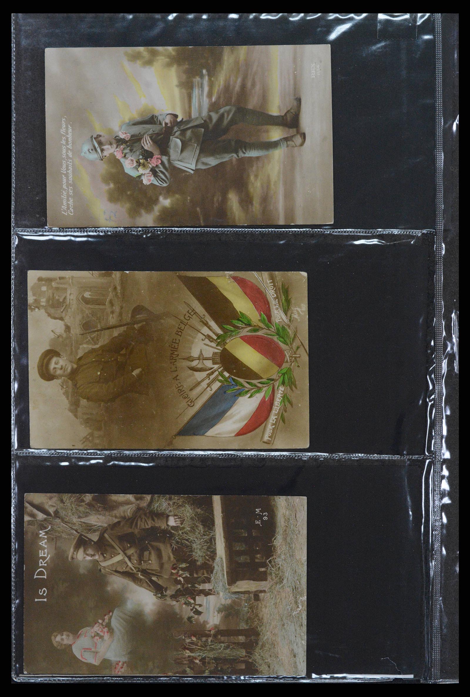 38760 0014 - Postzegelverzameling 38760 Brieven 1e wereldoorlog 1914-1918.