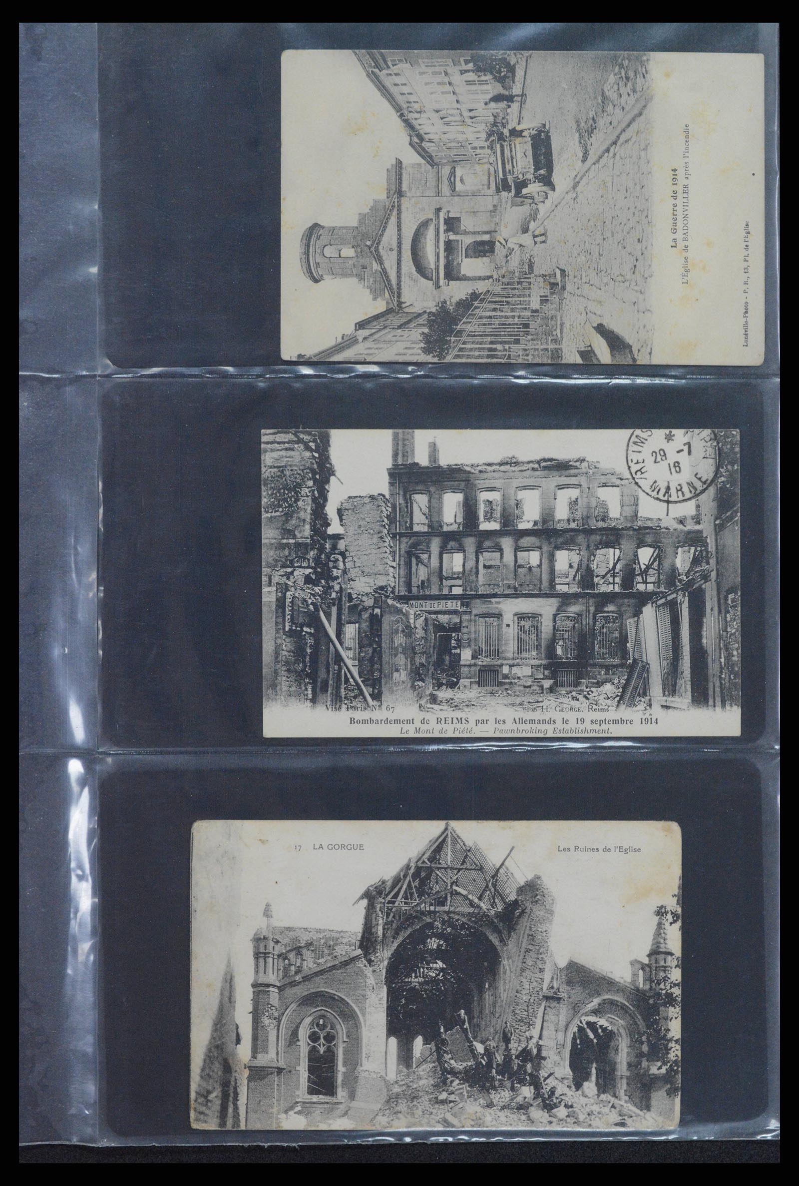 38760 0019 - Postzegelverzameling 38760 Brieven 1e wereldoorlog 1914-1918.