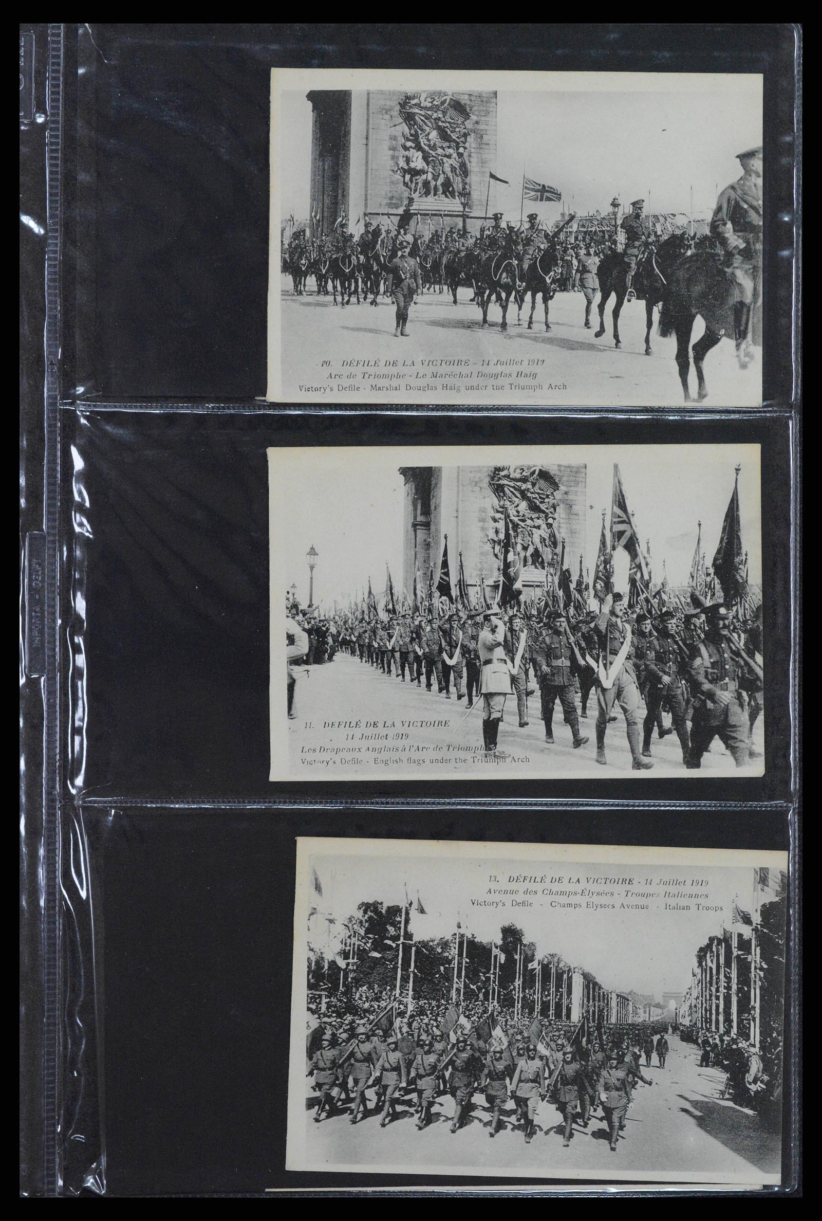 38760 0039 - Postzegelverzameling 38760 Brieven 1e wereldoorlog 1914-1918.