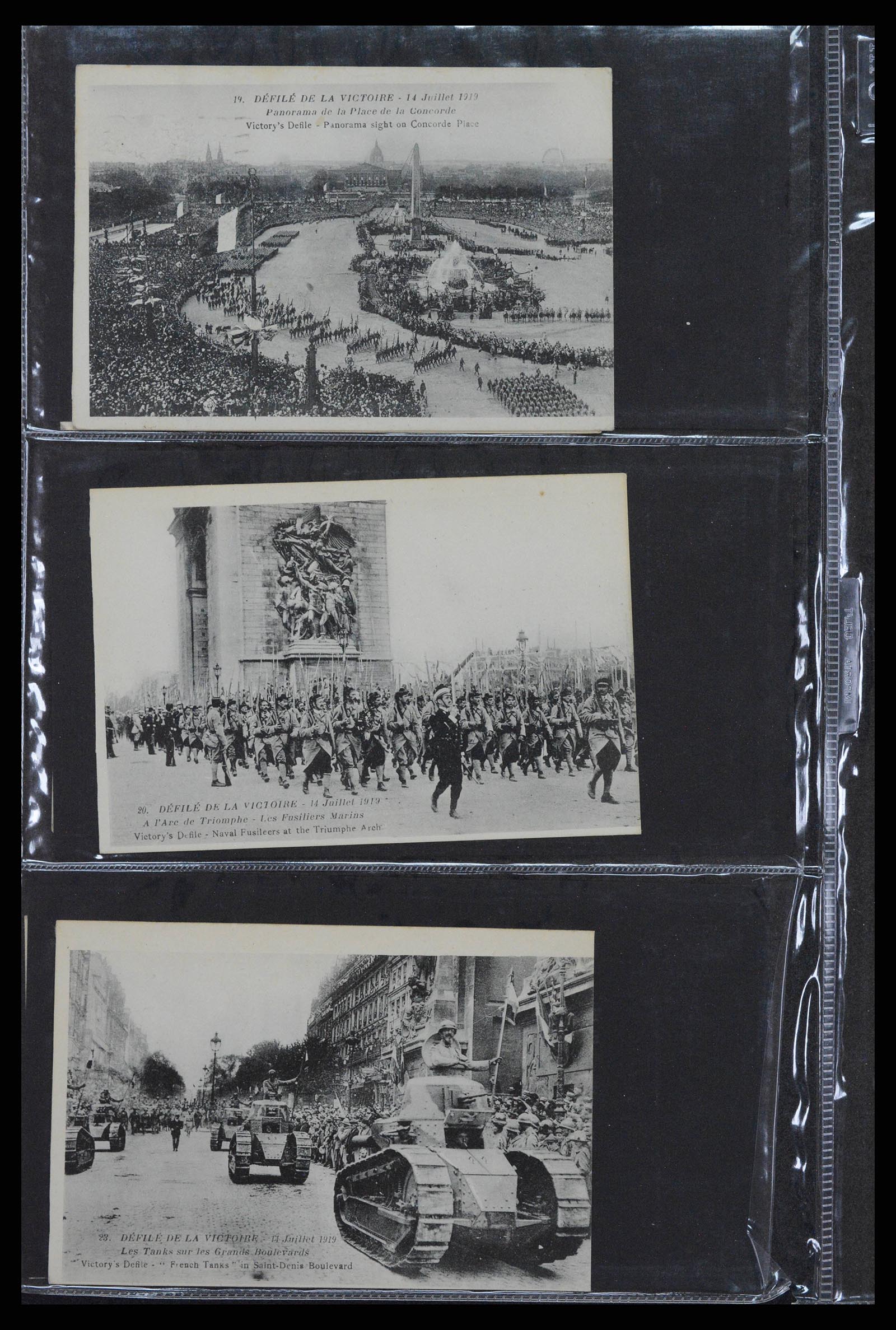 38760 0040 - Postzegelverzameling 38760 Brieven 1e wereldoorlog 1914-1918.