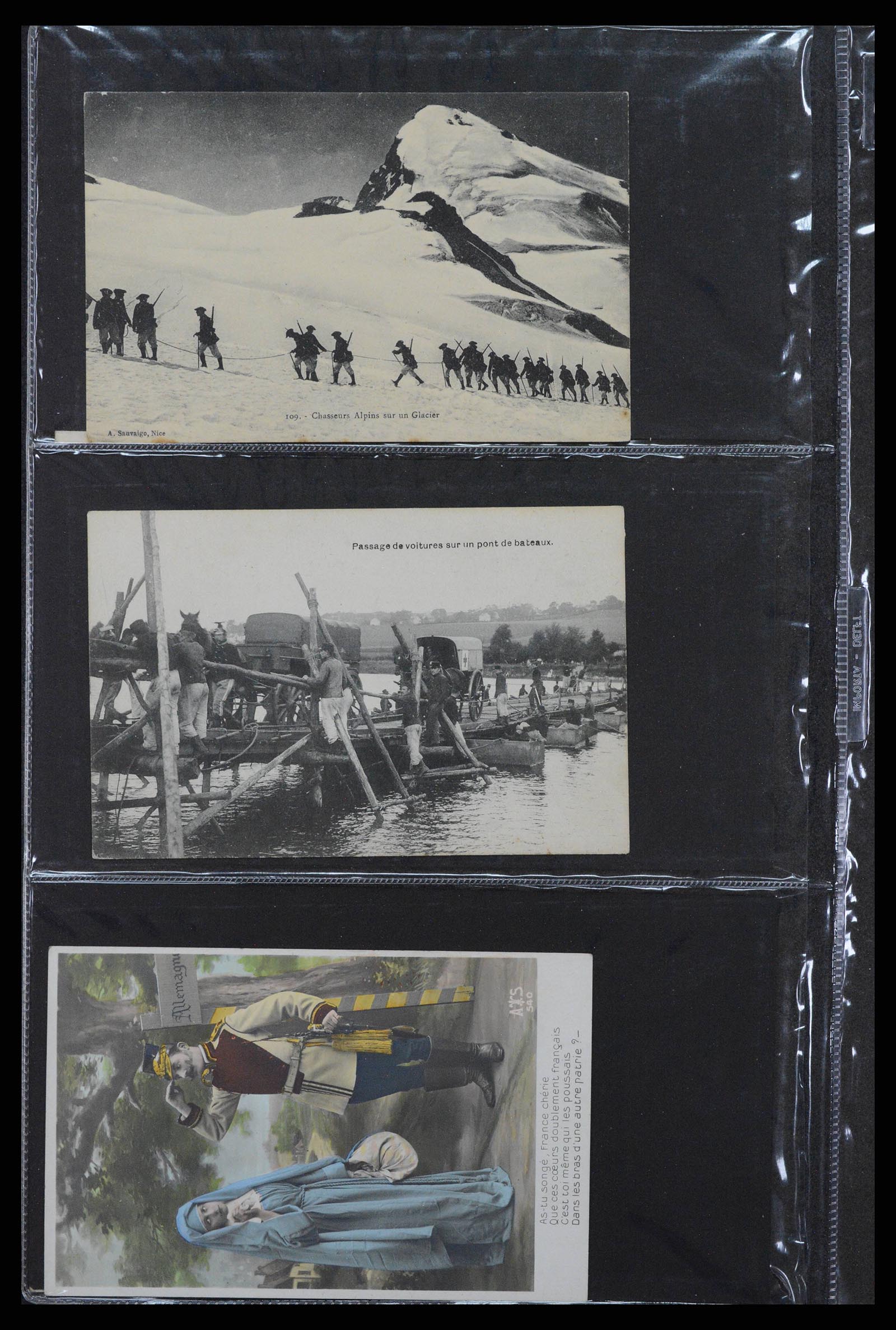38760 0042 - Postzegelverzameling 38760 Brieven 1e wereldoorlog 1914-1918.