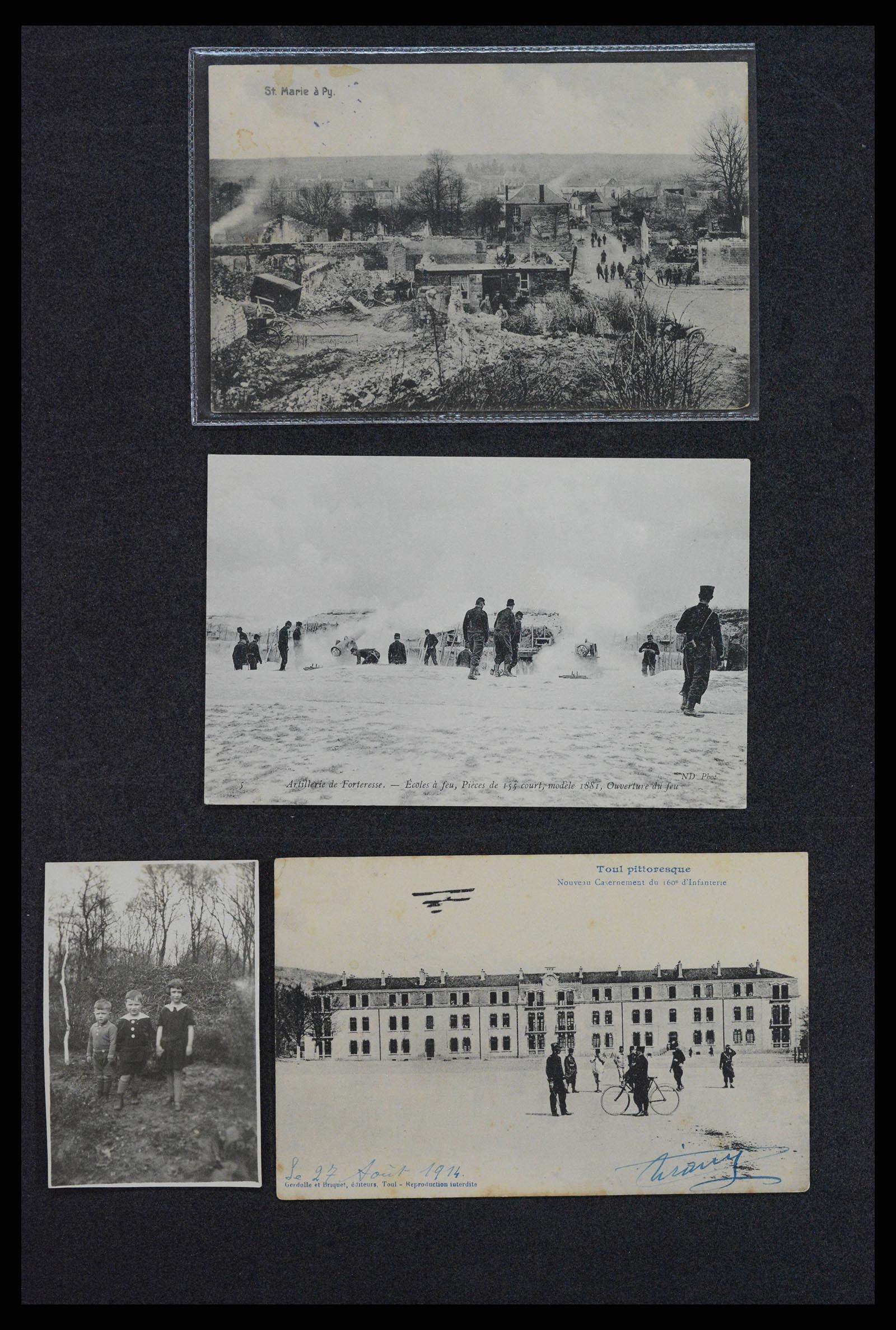 38760 0045 - Postzegelverzameling 38760 Brieven 1e wereldoorlog 1914-1918.