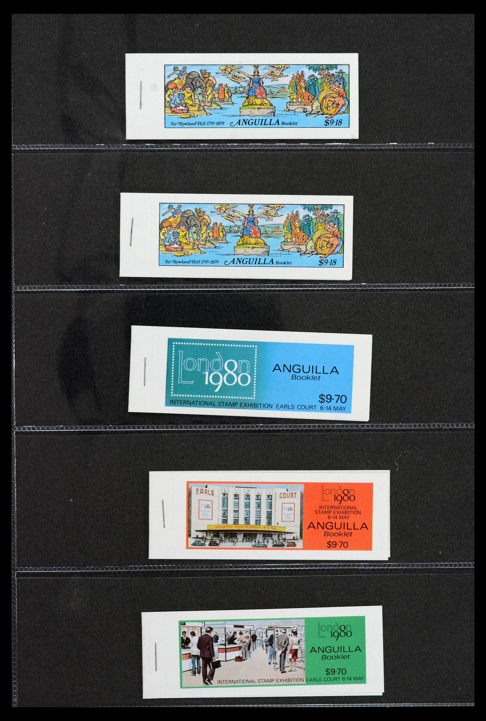 38761 0003 - Postzegelverzameling 38761 Wereld postzegelboekjes.