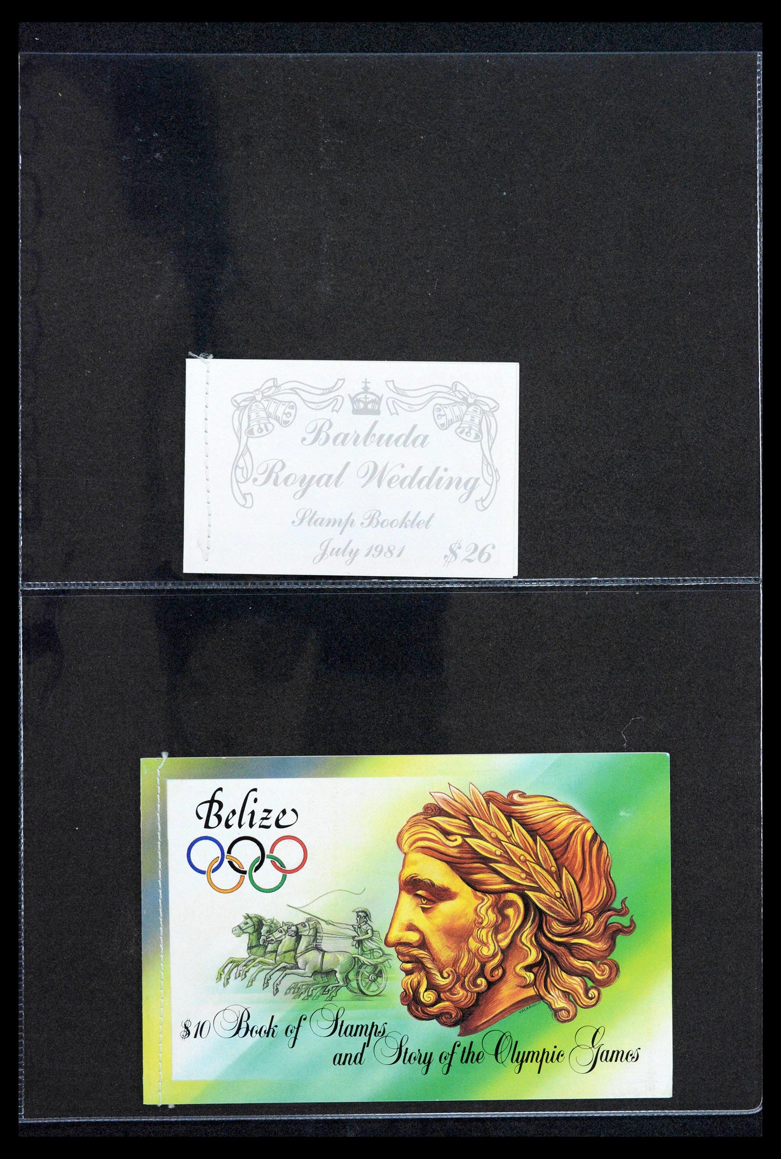 38761 0020 - Postzegelverzameling 38761 Wereld postzegelboekjes.