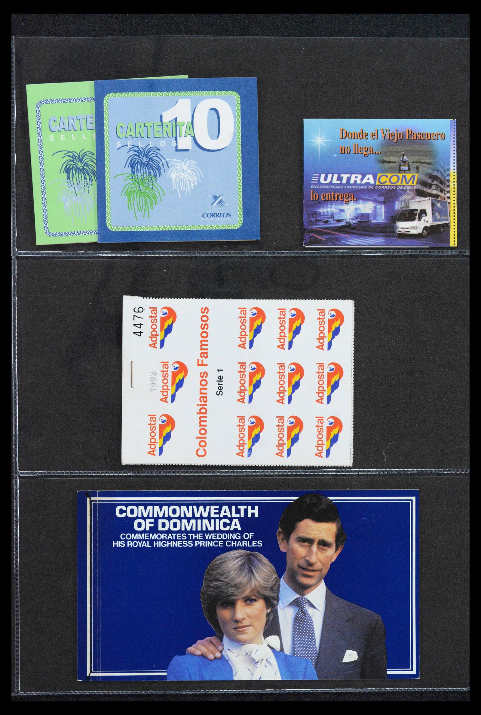 38761 0026 - Postzegelverzameling 38761 Wereld postzegelboekjes.