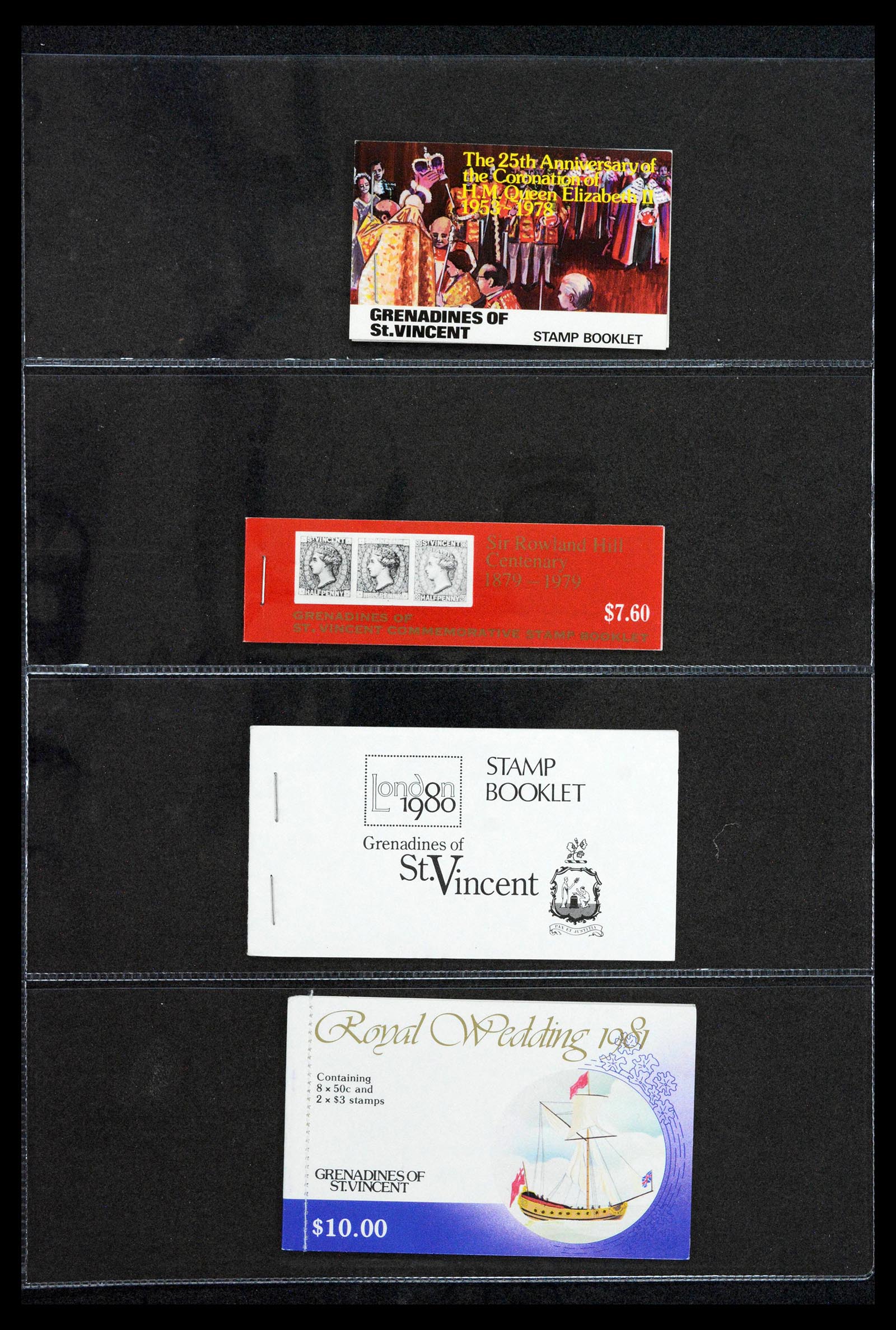 38761 0028 - Postzegelverzameling 38761 Wereld postzegelboekjes.