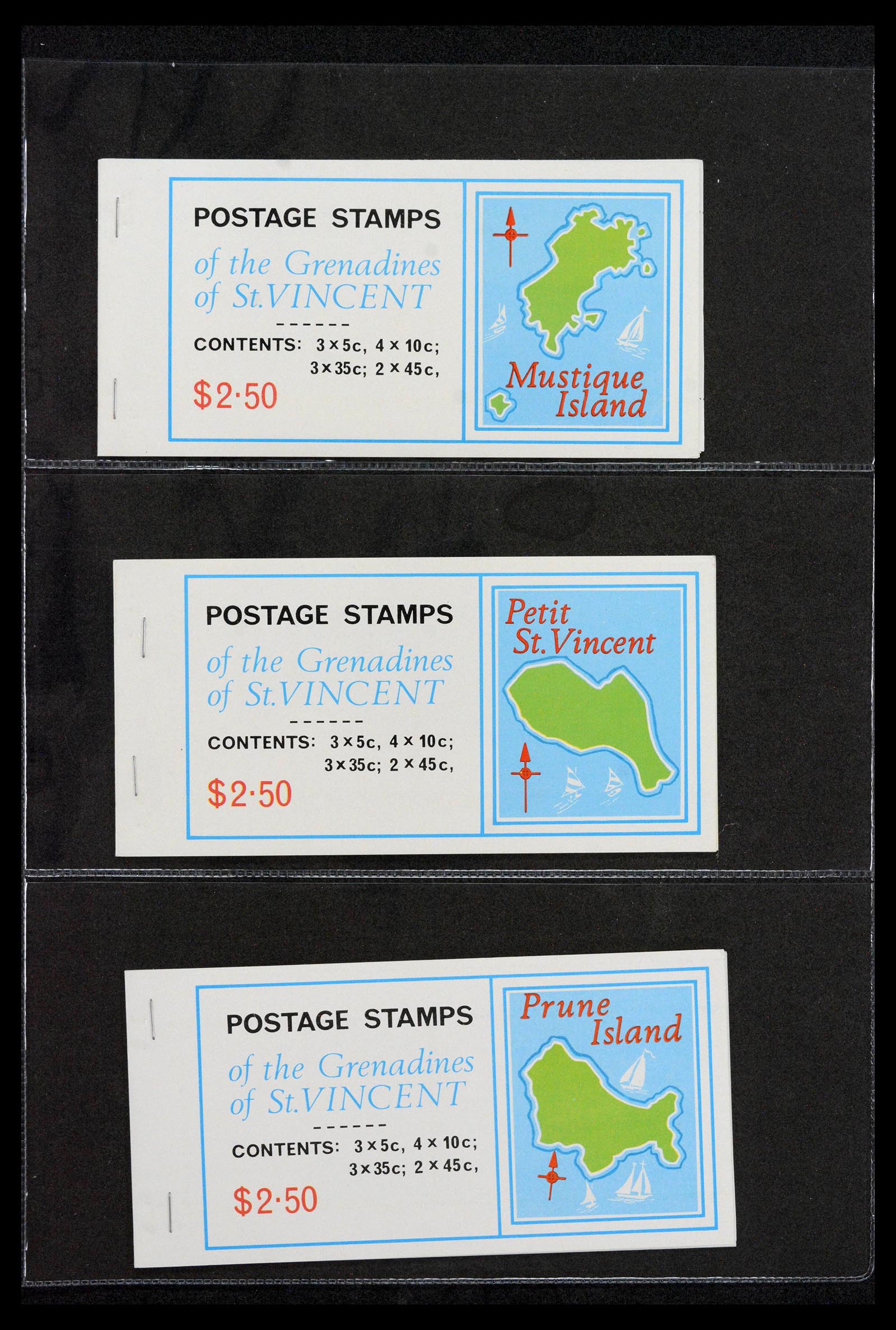 38761 0034 - Postzegelverzameling 38761 Wereld postzegelboekjes.