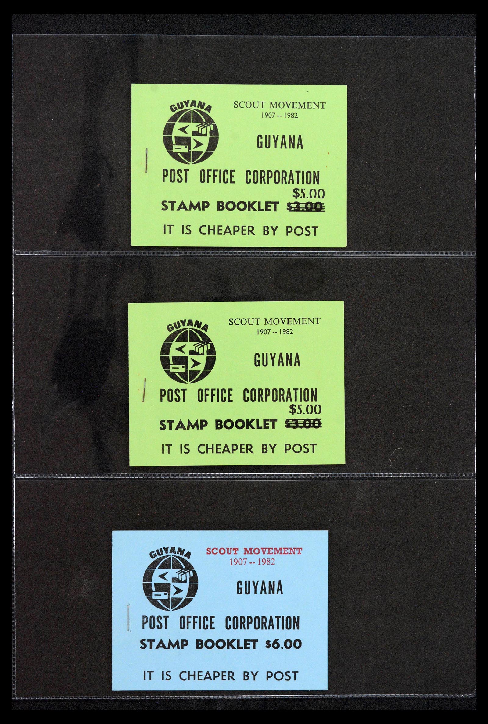 38761 0038 - Postzegelverzameling 38761 Wereld postzegelboekjes.