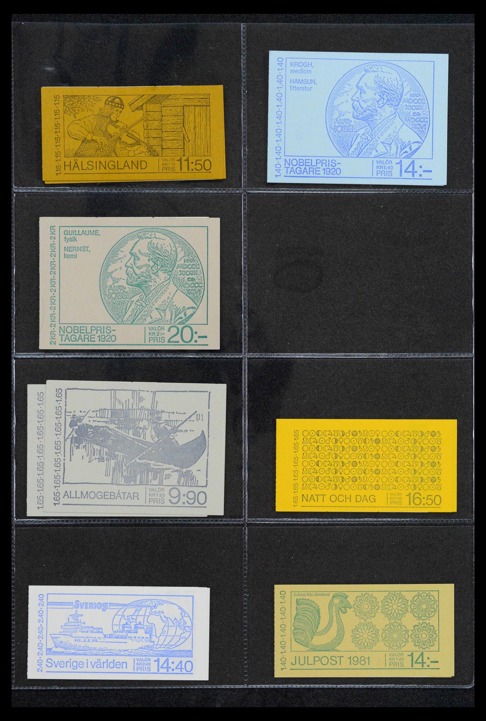 38761 0081 - Postzegelverzameling 38761 Wereld postzegelboekjes.