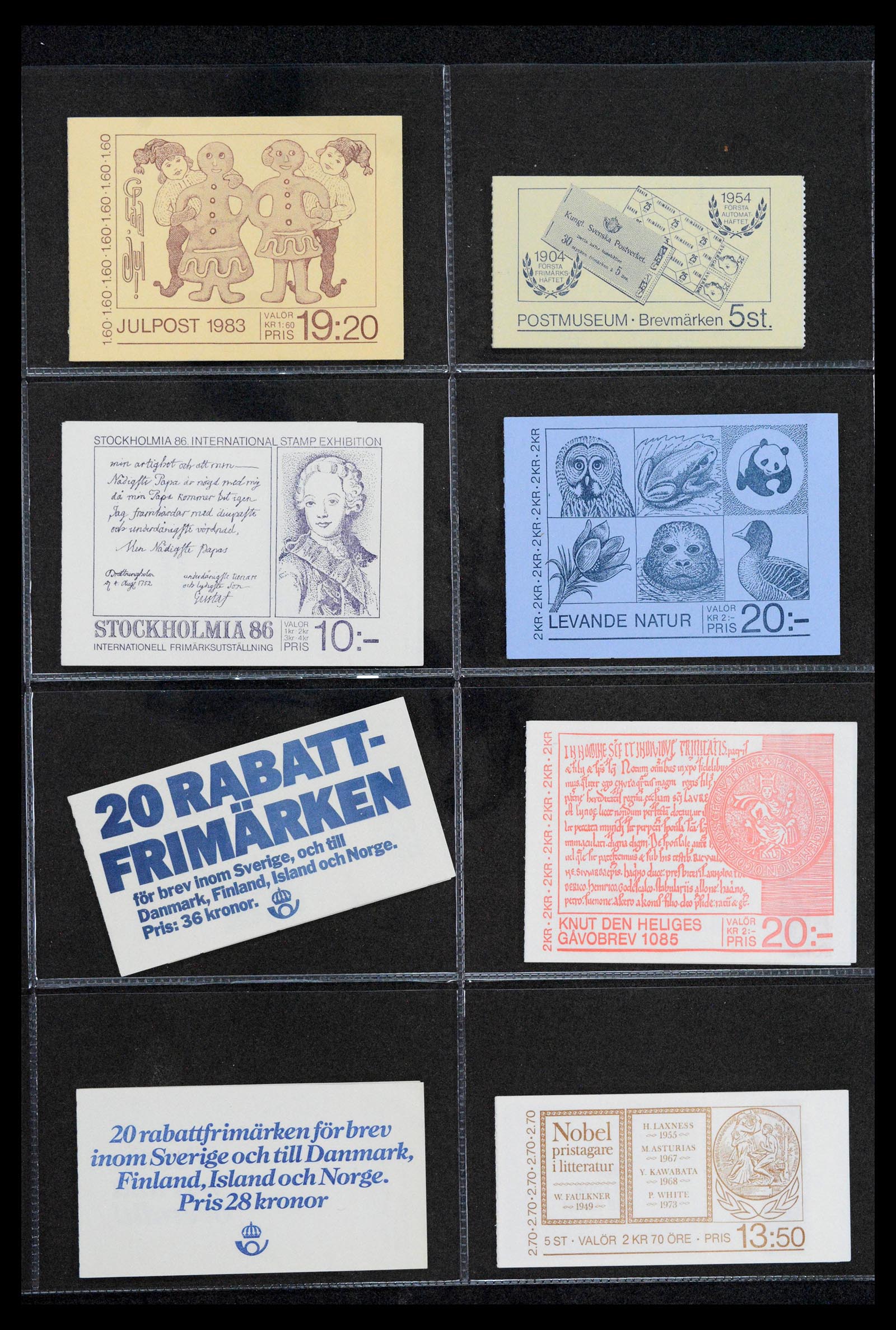 38761 0083 - Postzegelverzameling 38761 Wereld postzegelboekjes.