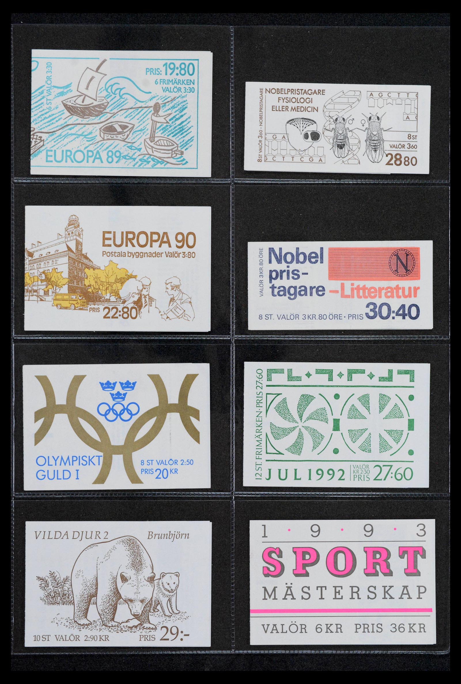 38761 0086 - Postzegelverzameling 38761 Wereld postzegelboekjes.