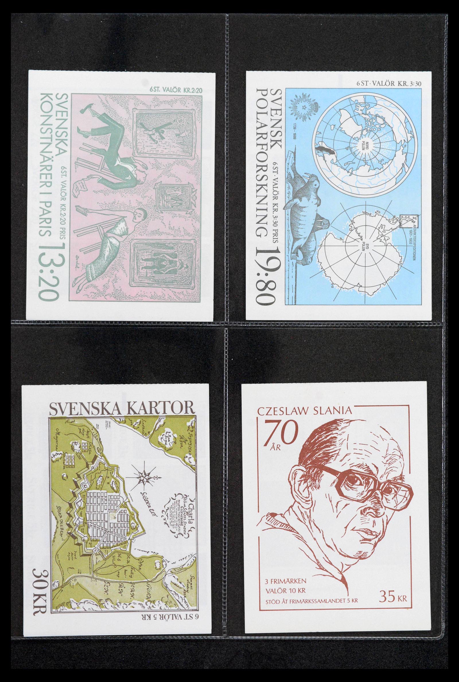 38761 0088 - Postzegelverzameling 38761 Wereld postzegelboekjes.