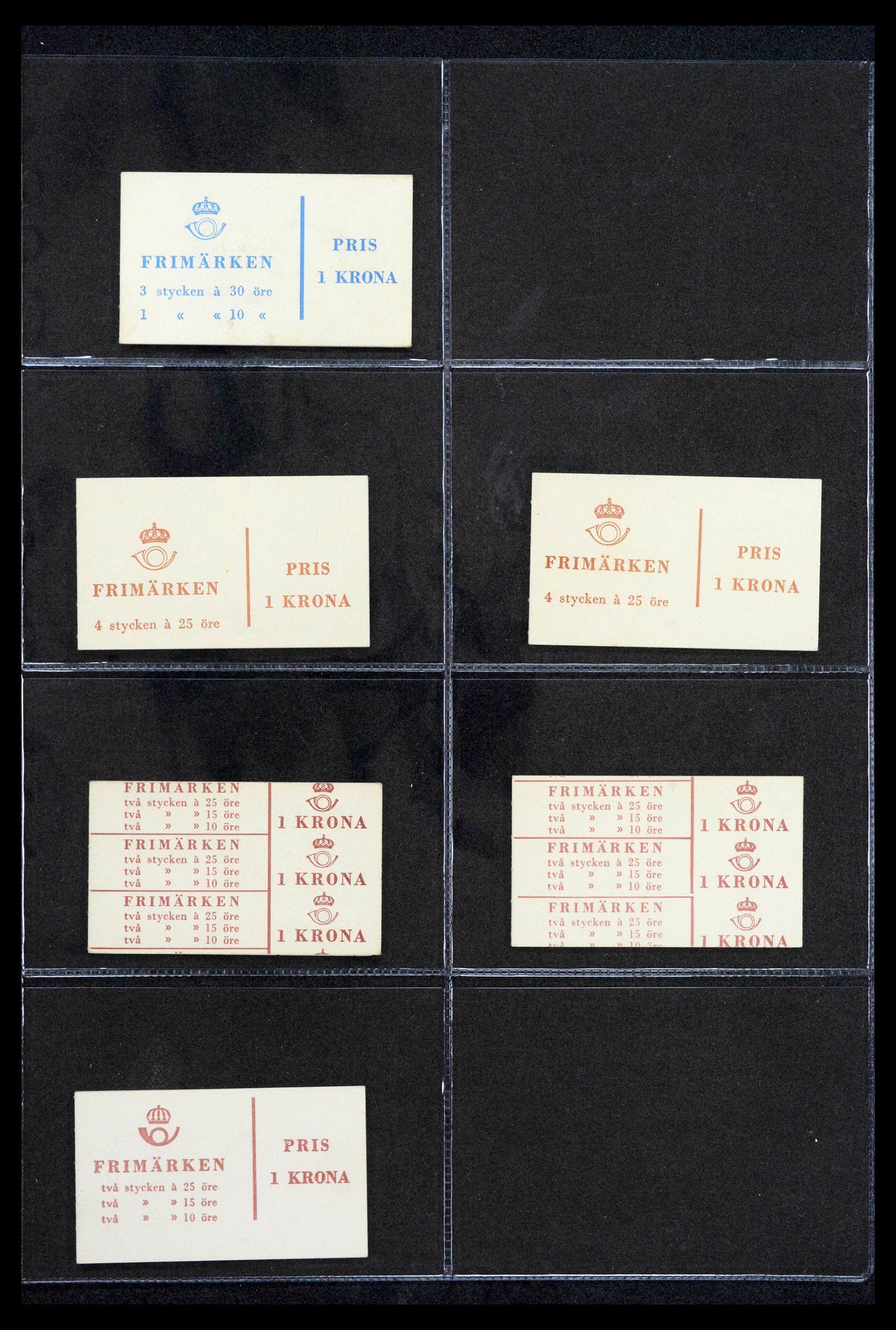 38761 0089 - Postzegelverzameling 38761 Wereld postzegelboekjes.