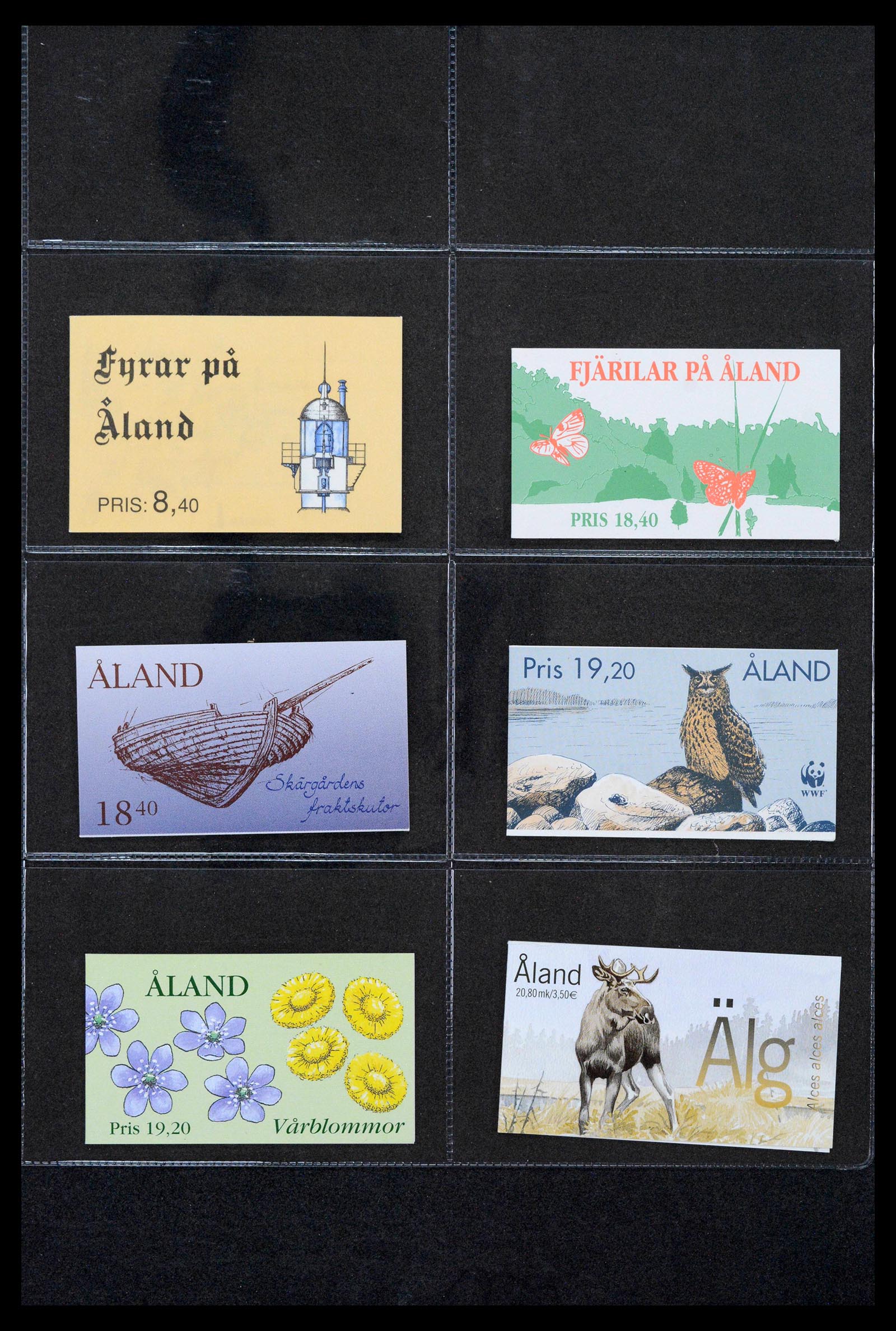 38761 0091 - Postzegelverzameling 38761 Wereld postzegelboekjes.