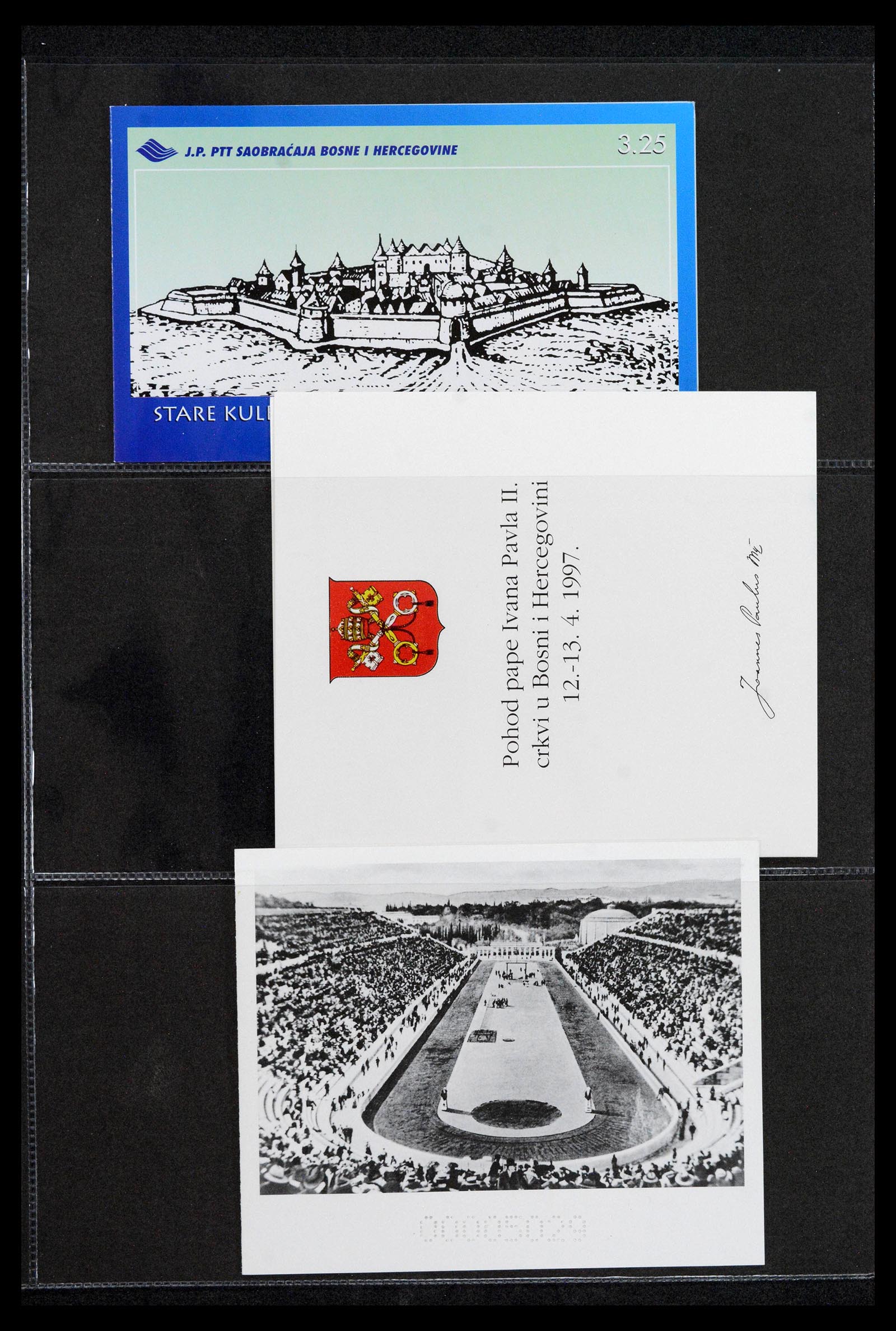38761 0097 - Postzegelverzameling 38761 Wereld postzegelboekjes.