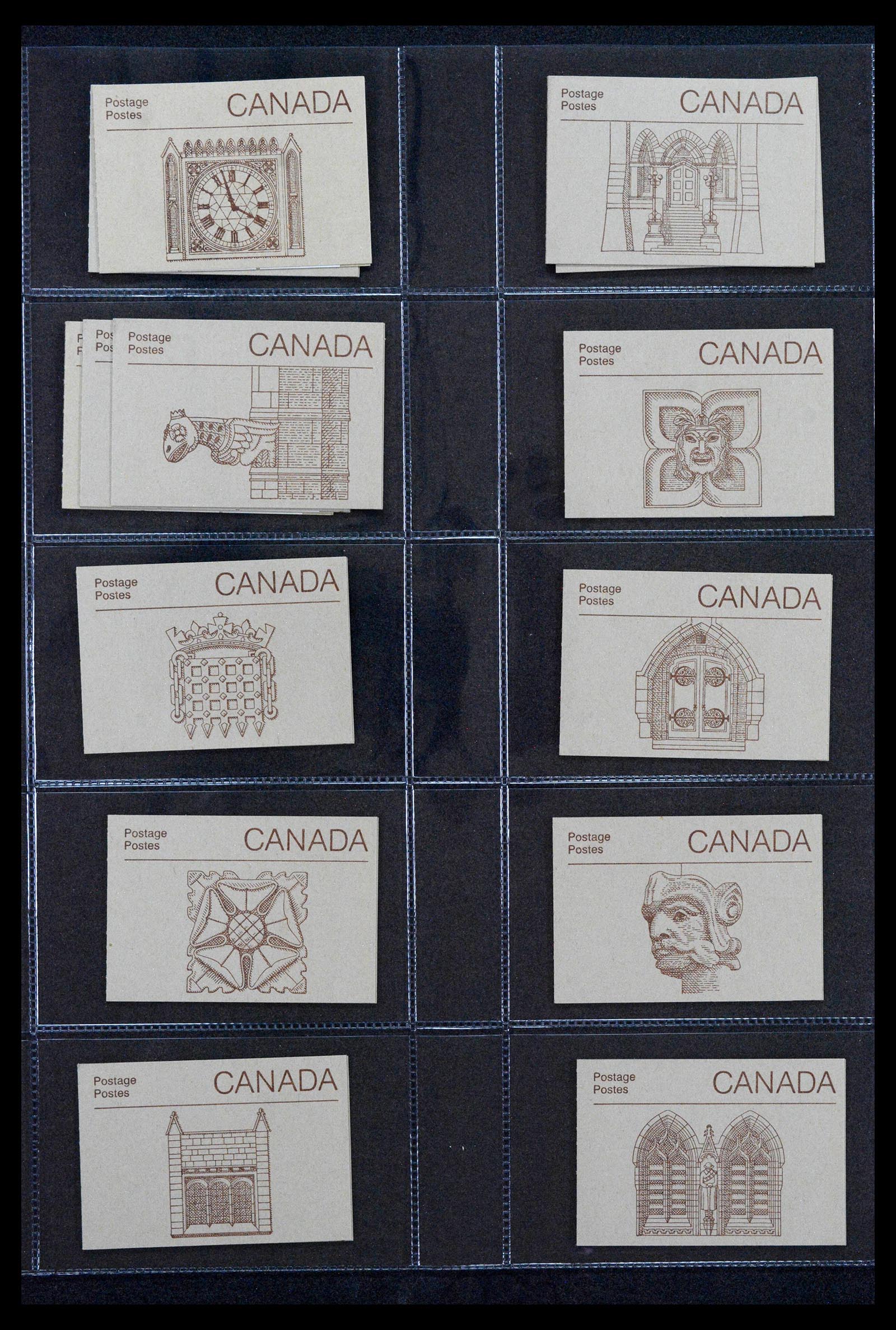 38761 0203 - Postzegelverzameling 38761 Wereld postzegelboekjes.