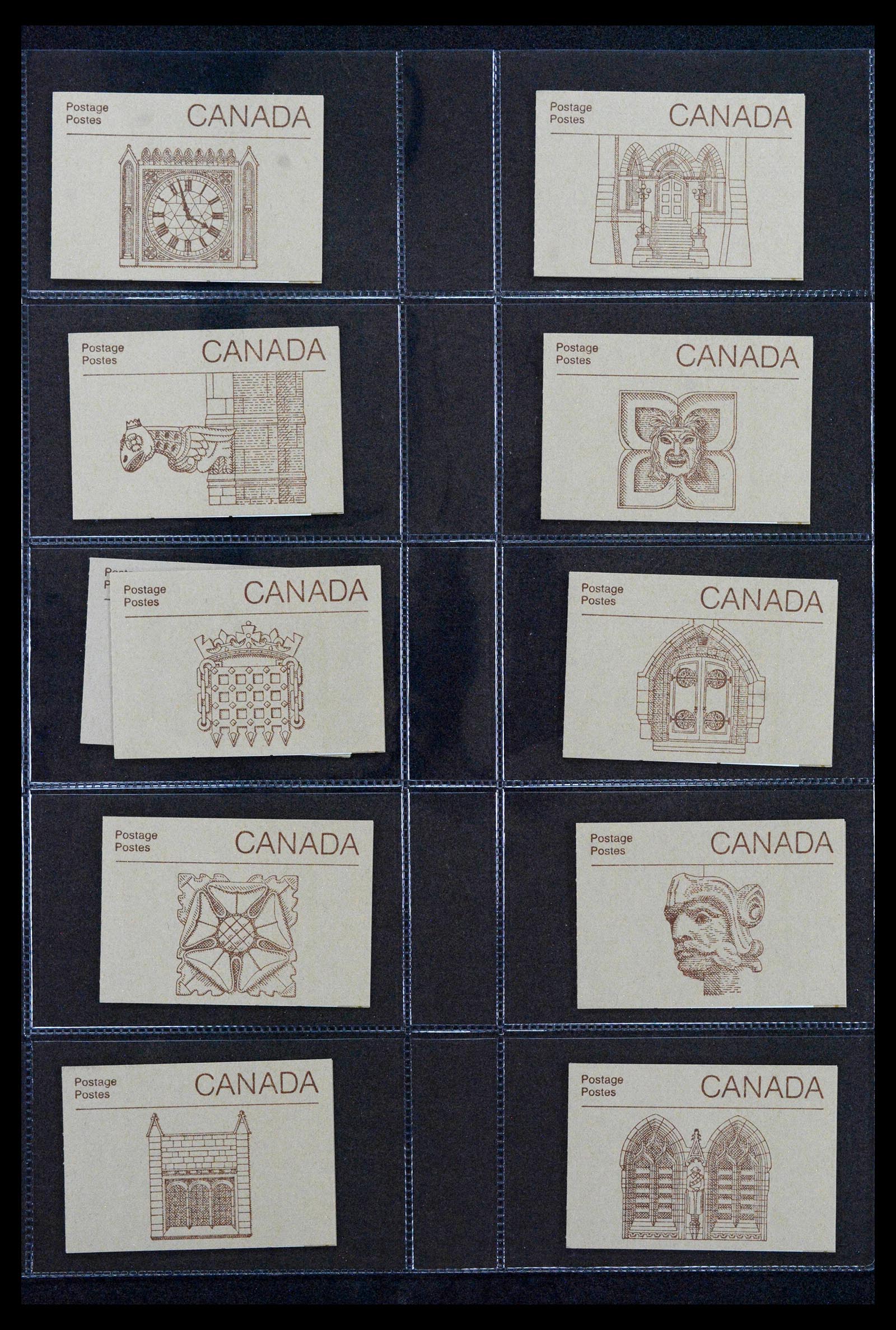 38761 0204 - Postzegelverzameling 38761 Wereld postzegelboekjes.