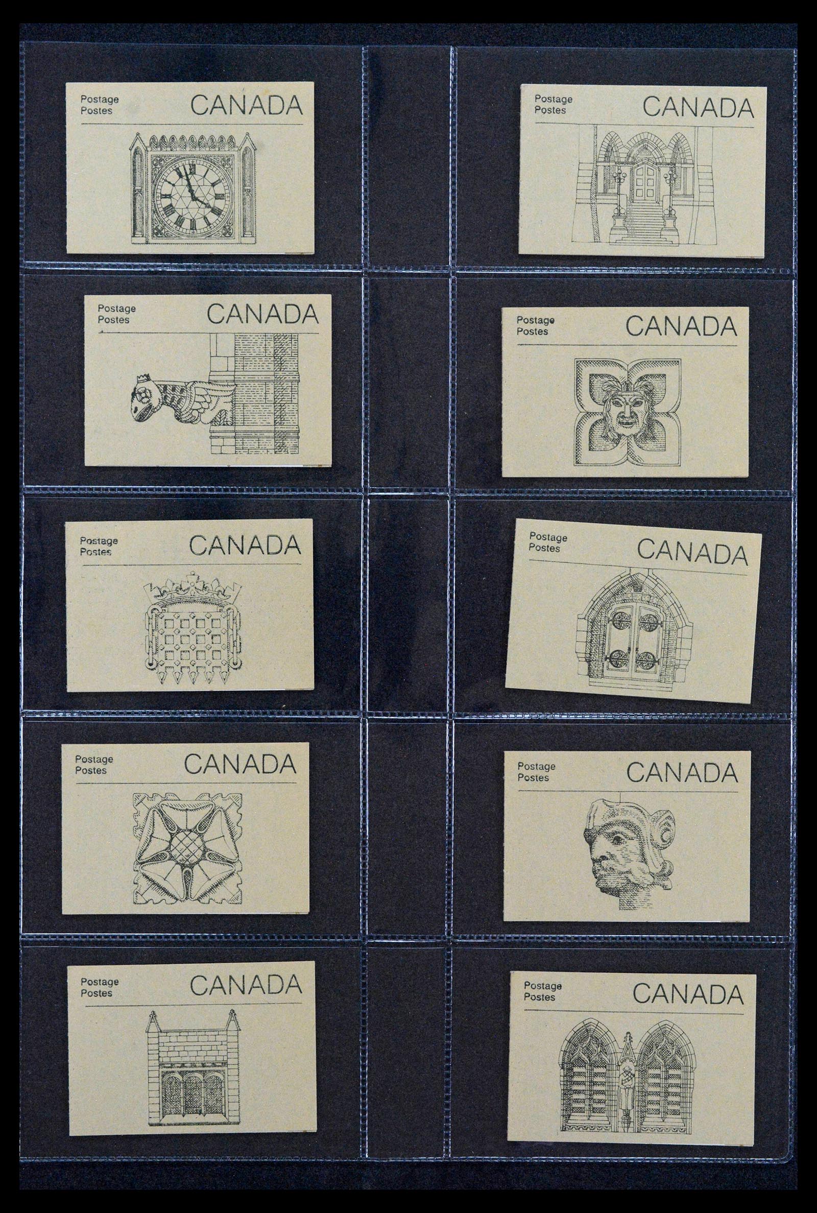 38761 0205 - Postzegelverzameling 38761 Wereld postzegelboekjes.