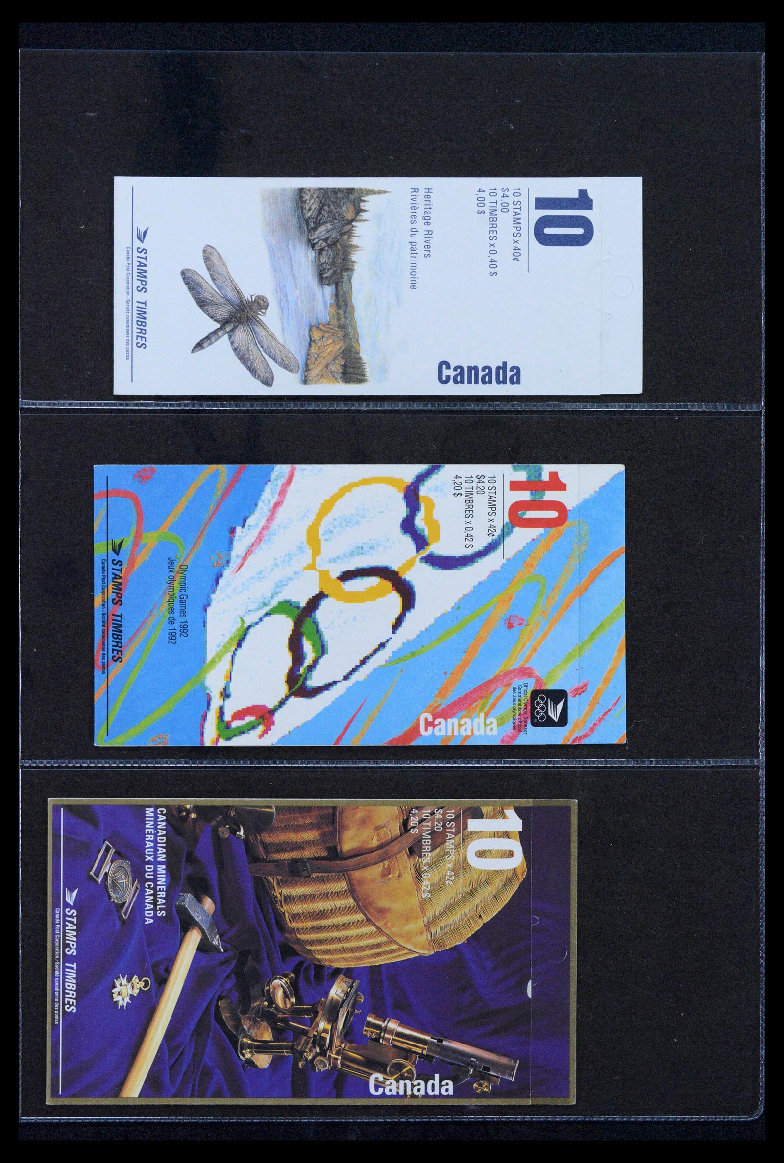 38761 0210 - Postzegelverzameling 38761 Wereld postzegelboekjes.