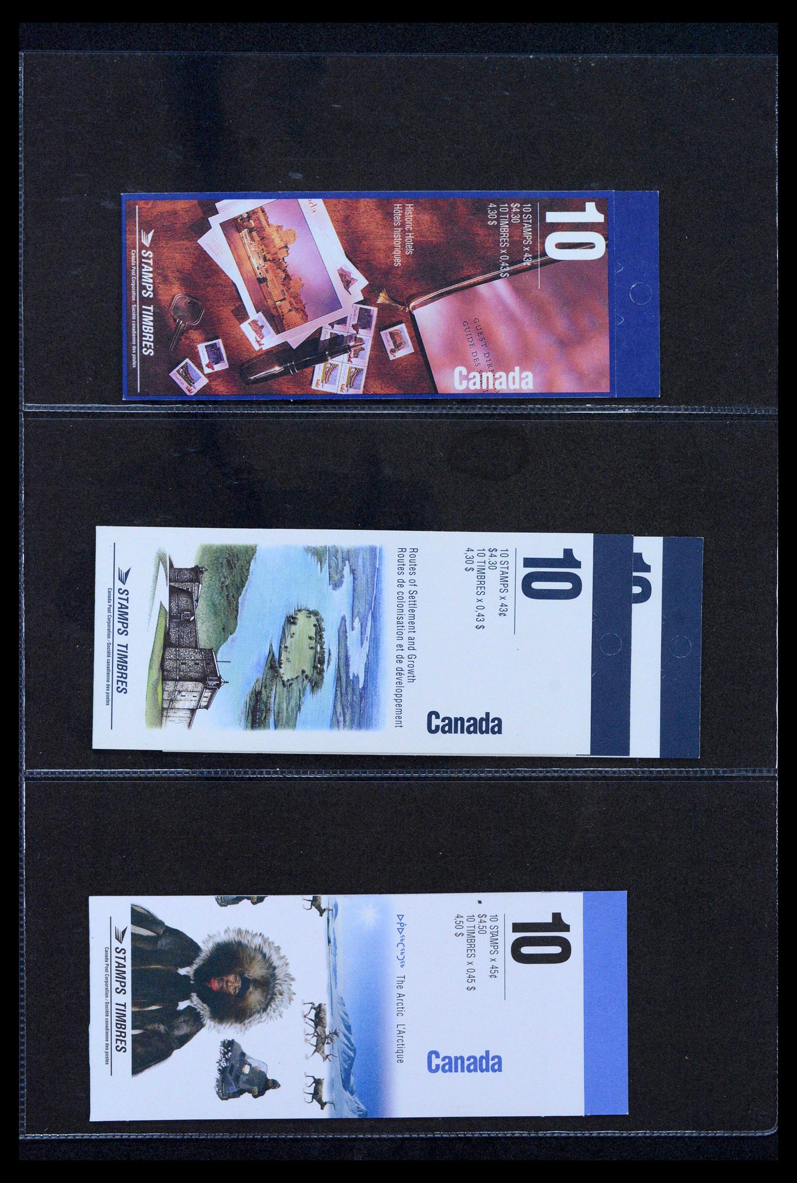 38761 0211 - Postzegelverzameling 38761 Wereld postzegelboekjes.