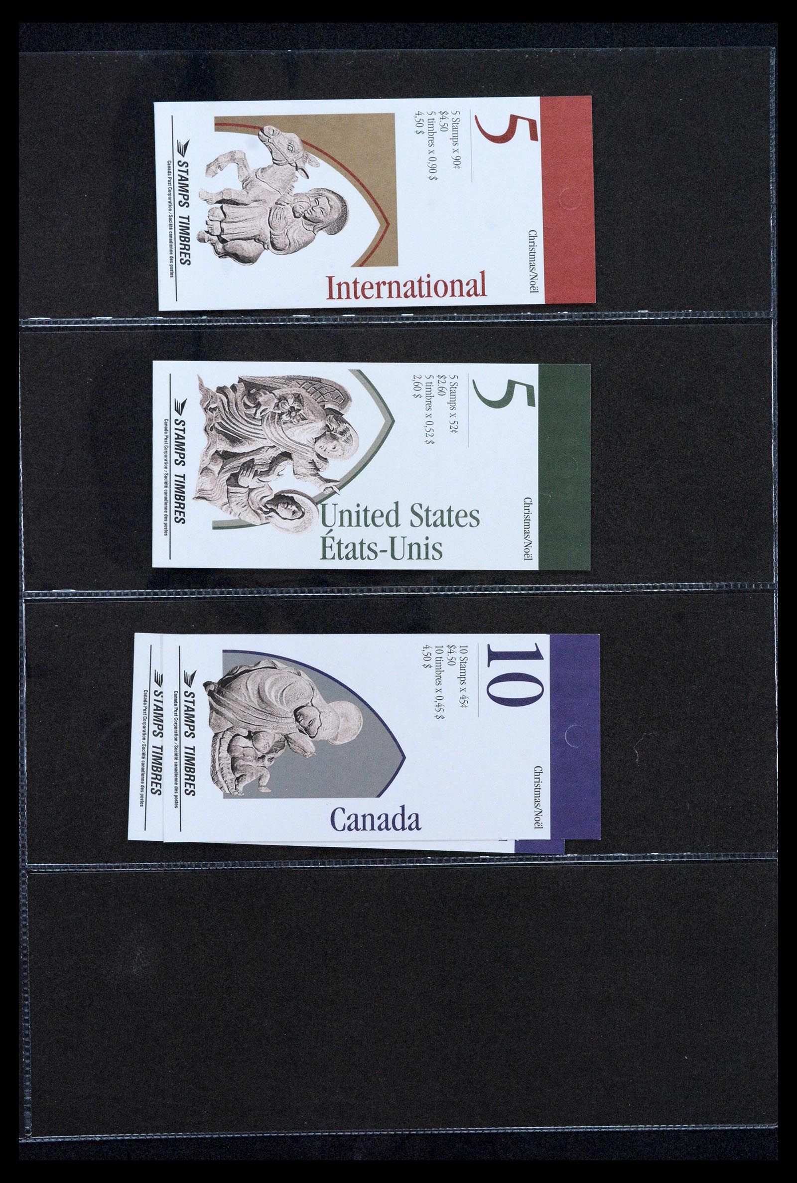 38761 0214 - Postzegelverzameling 38761 Wereld postzegelboekjes.
