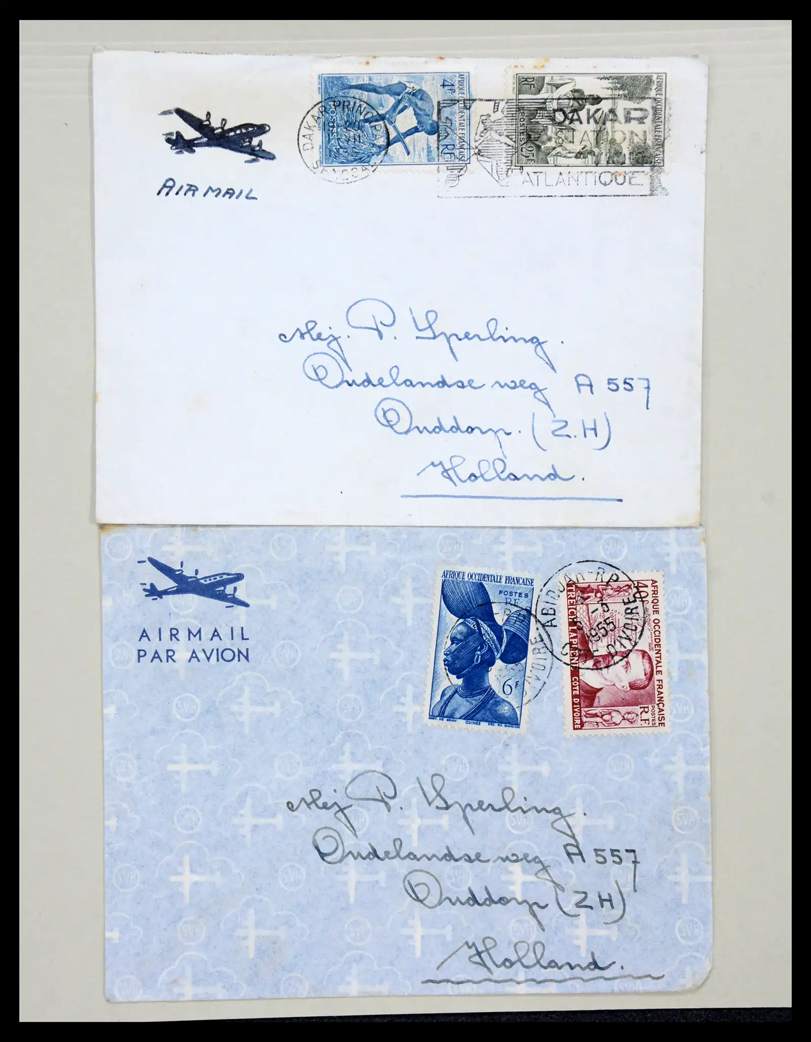 38762 0014 - Postzegelverzameling 38762 Wereld brieven 1880-1945.