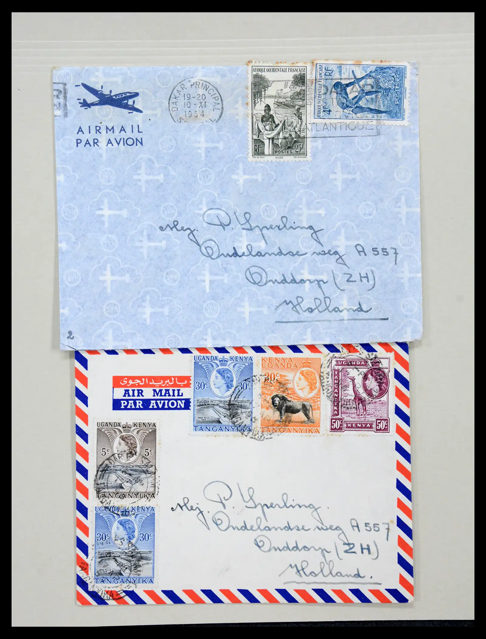 38762 0029 - Postzegelverzameling 38762 Wereld brieven 1880-1945.