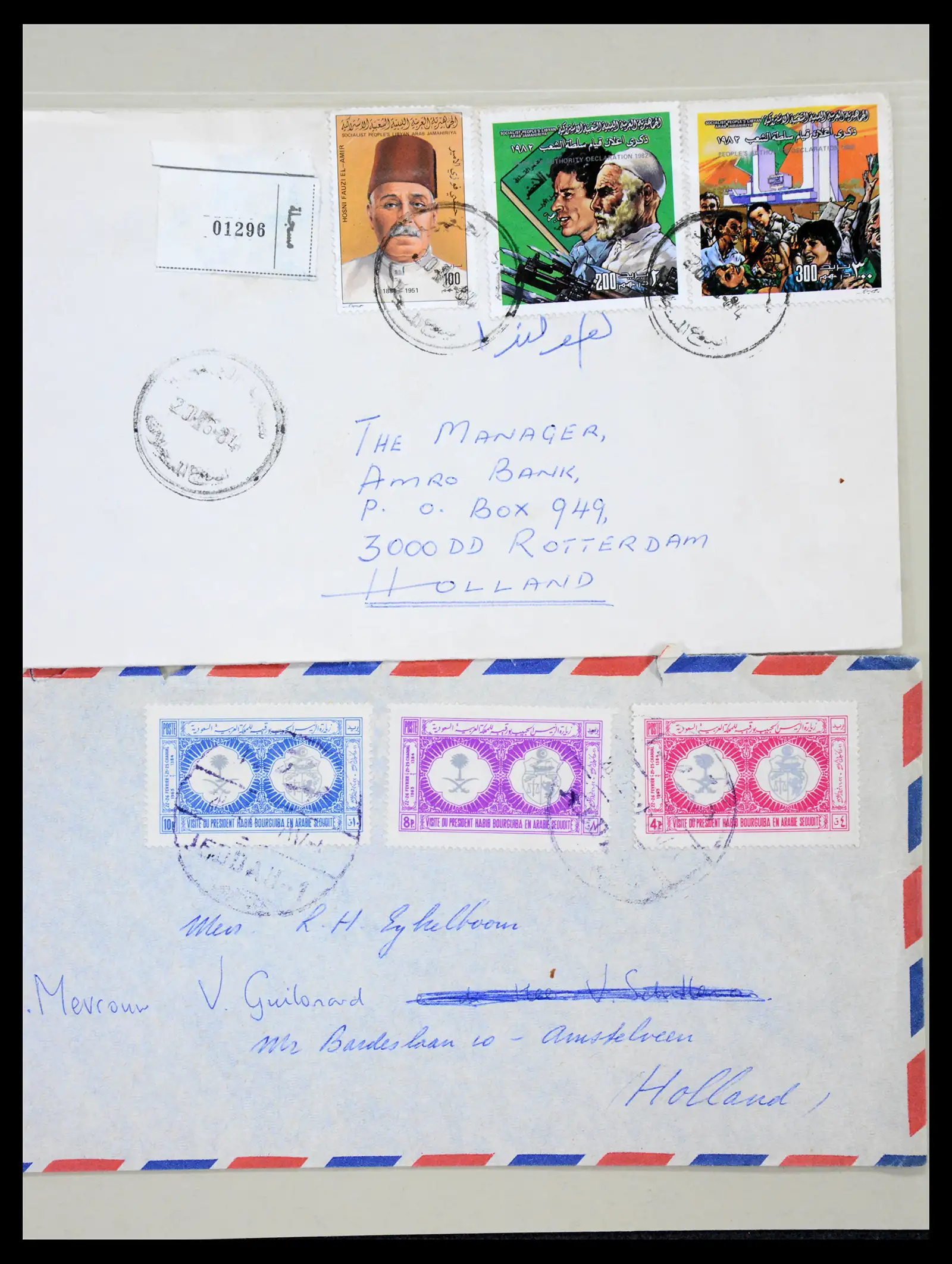38762 0031 - Postzegelverzameling 38762 Wereld brieven 1880-1945.