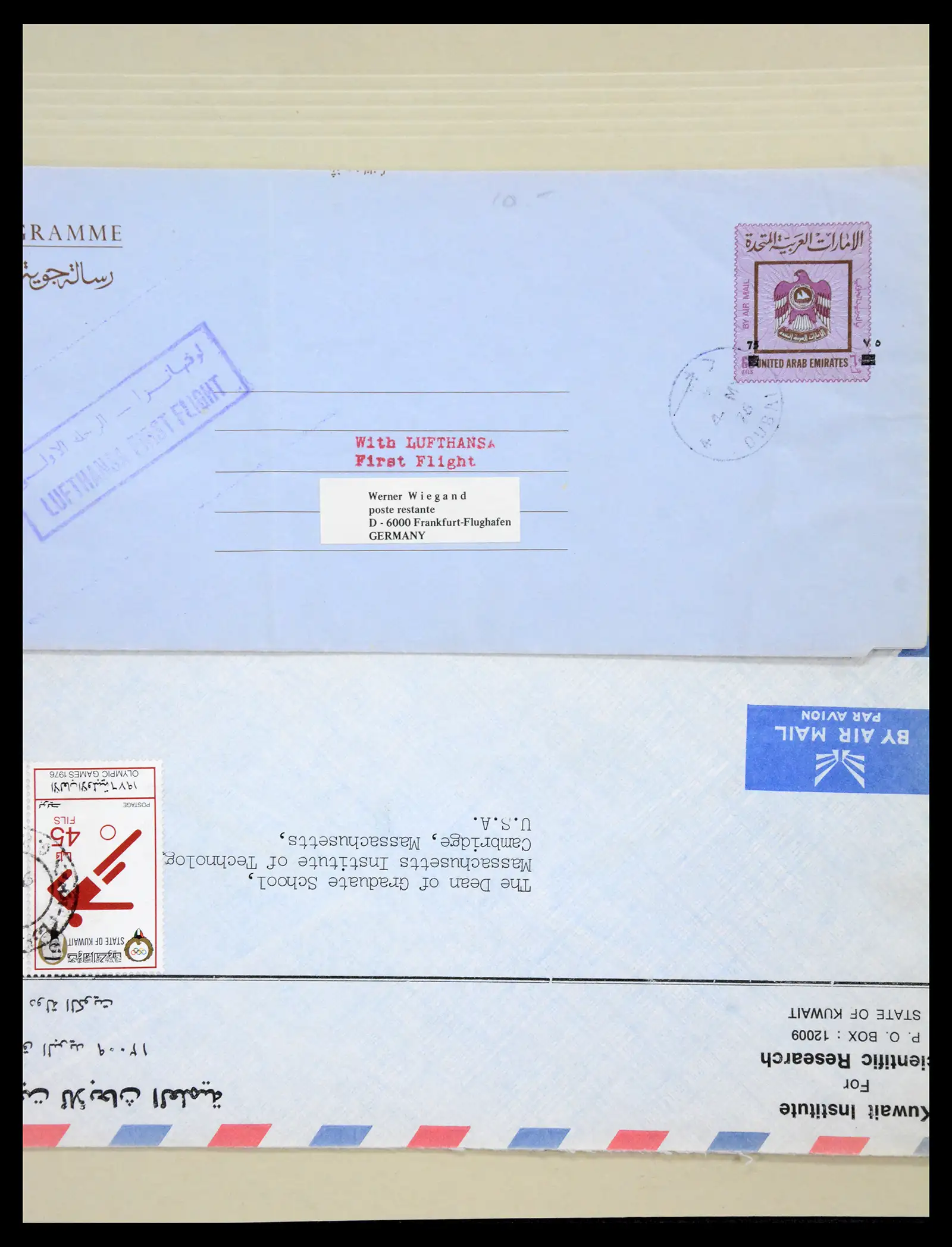 38762 0035 - Postzegelverzameling 38762 Wereld brieven 1880-1945.