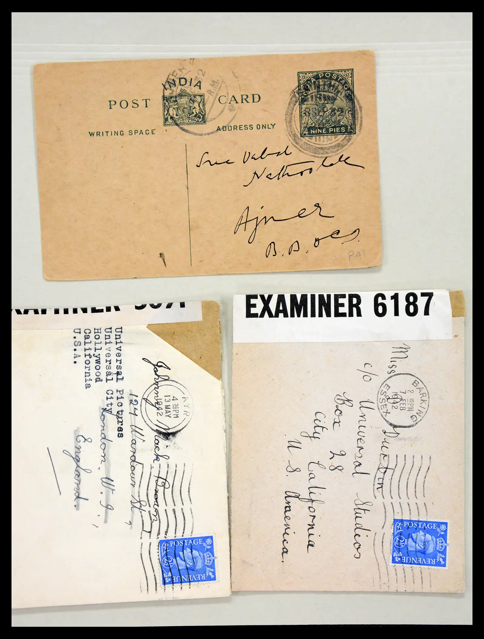 38762 0039 - Postzegelverzameling 38762 Wereld brieven 1880-1945.