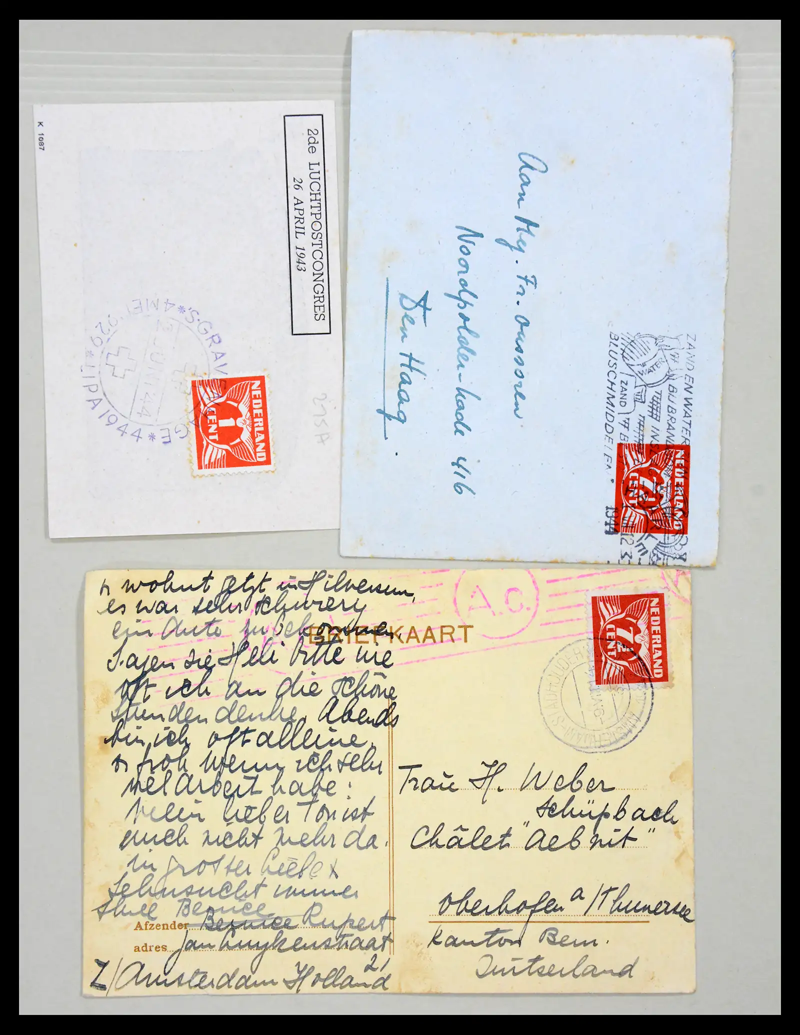 38762 0062 - Postzegelverzameling 38762 Wereld brieven 1880-1945.