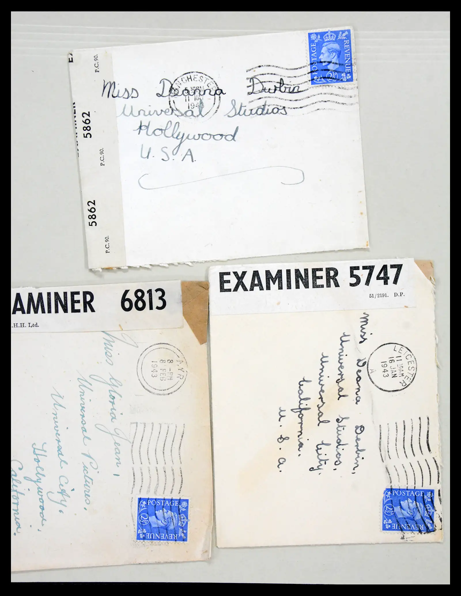 38762 0064 - Postzegelverzameling 38762 Wereld brieven 1880-1945.