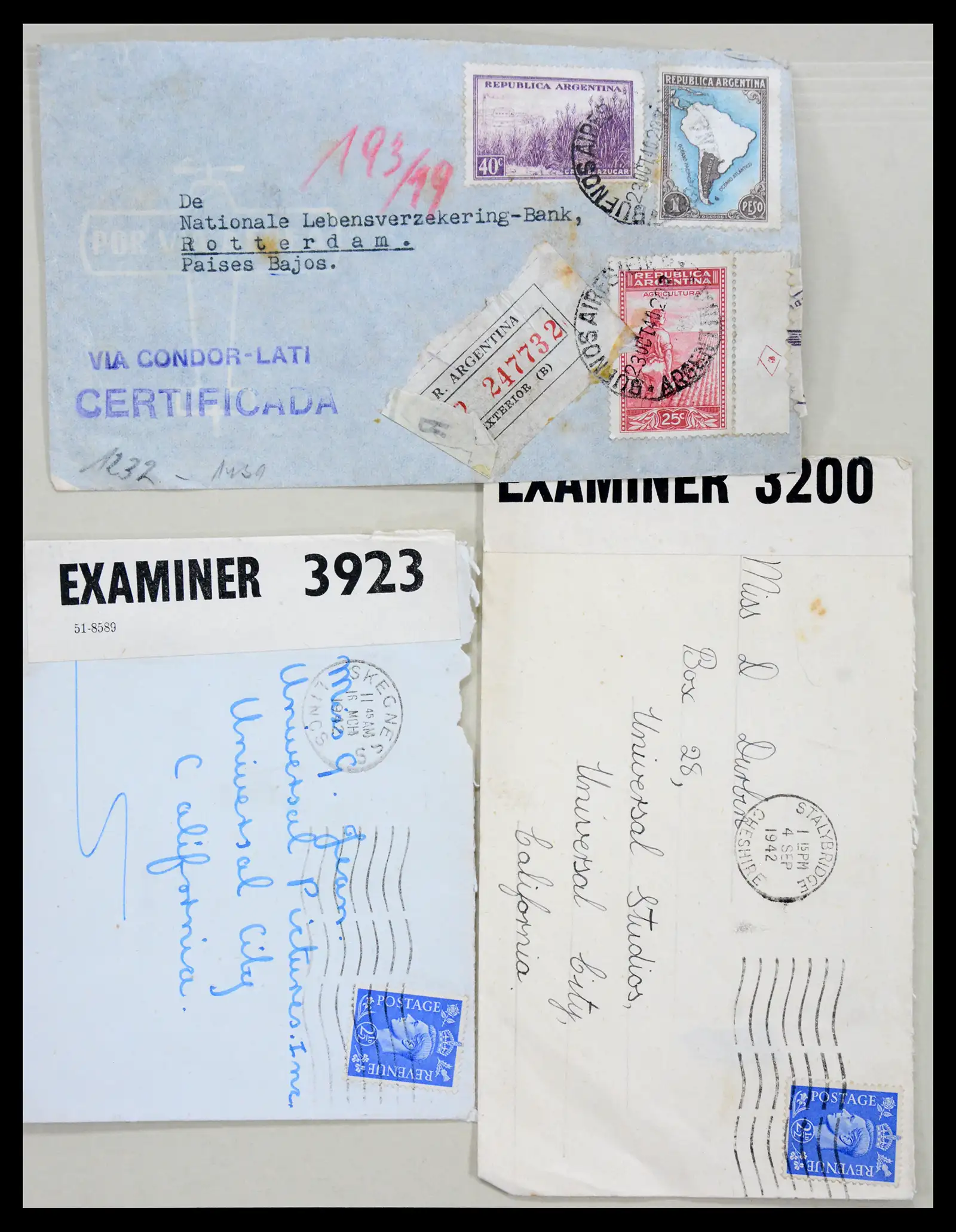 38762 0068 - Postzegelverzameling 38762 Wereld brieven 1880-1945.