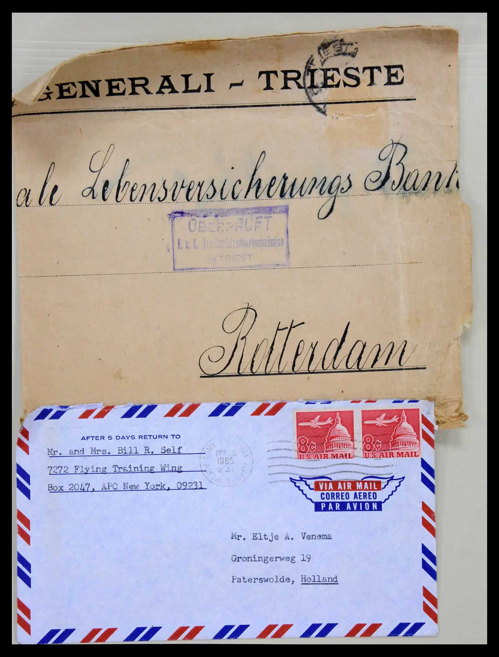 38762 0075 - Postzegelverzameling 38762 Wereld brieven 1880-1945.