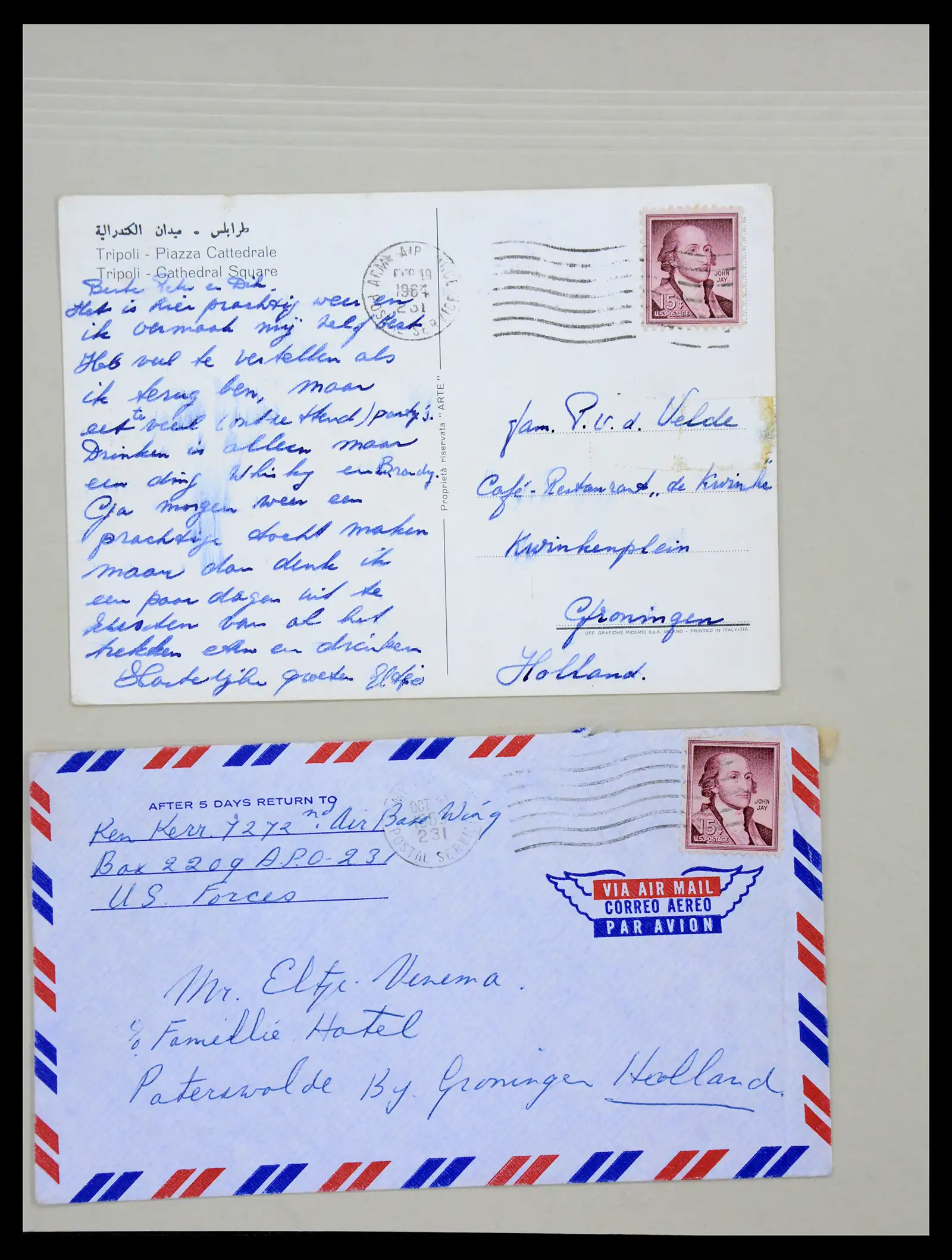 38762 0076 - Postzegelverzameling 38762 Wereld brieven 1880-1945.