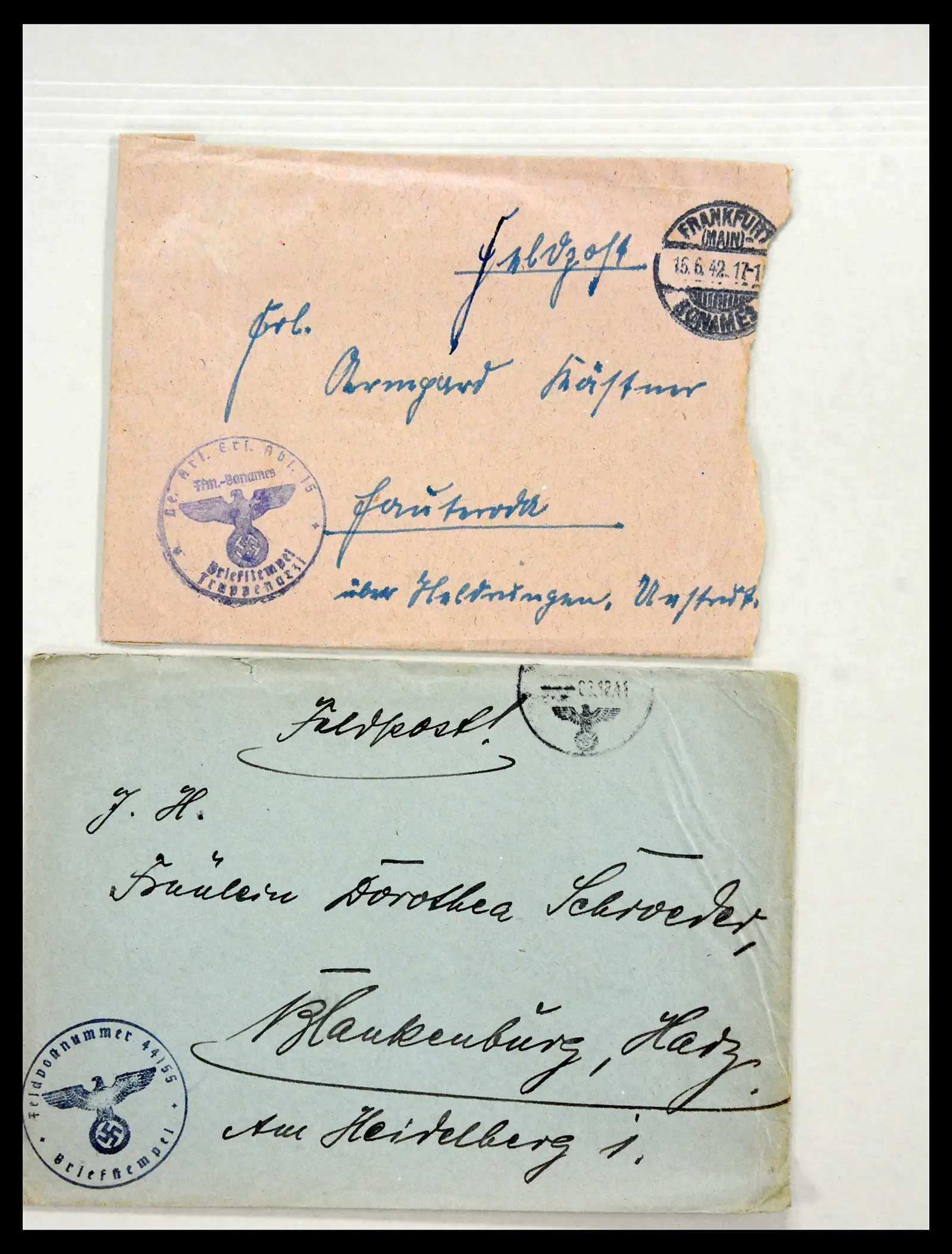 38762 0077 - Postzegelverzameling 38762 Wereld brieven 1880-1945.